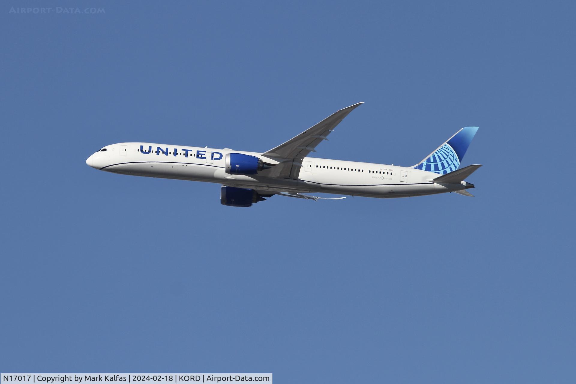 N17017, 2022 Boeing 787-10 Dreamliner C/N 66986, B78X United Airlines BOEING 787-10 Dreamliner N17017 UAL944 KORD-EDDF