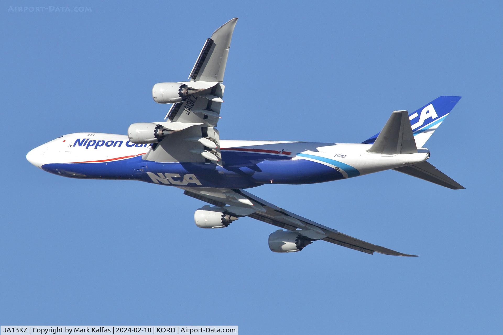 JA13KZ, 2012 Boeing 747-8KZF C/N 36138, B748 Nippon Cargo Boeing 747-8KZF JA13KZ NCA228 KORD-RJJA