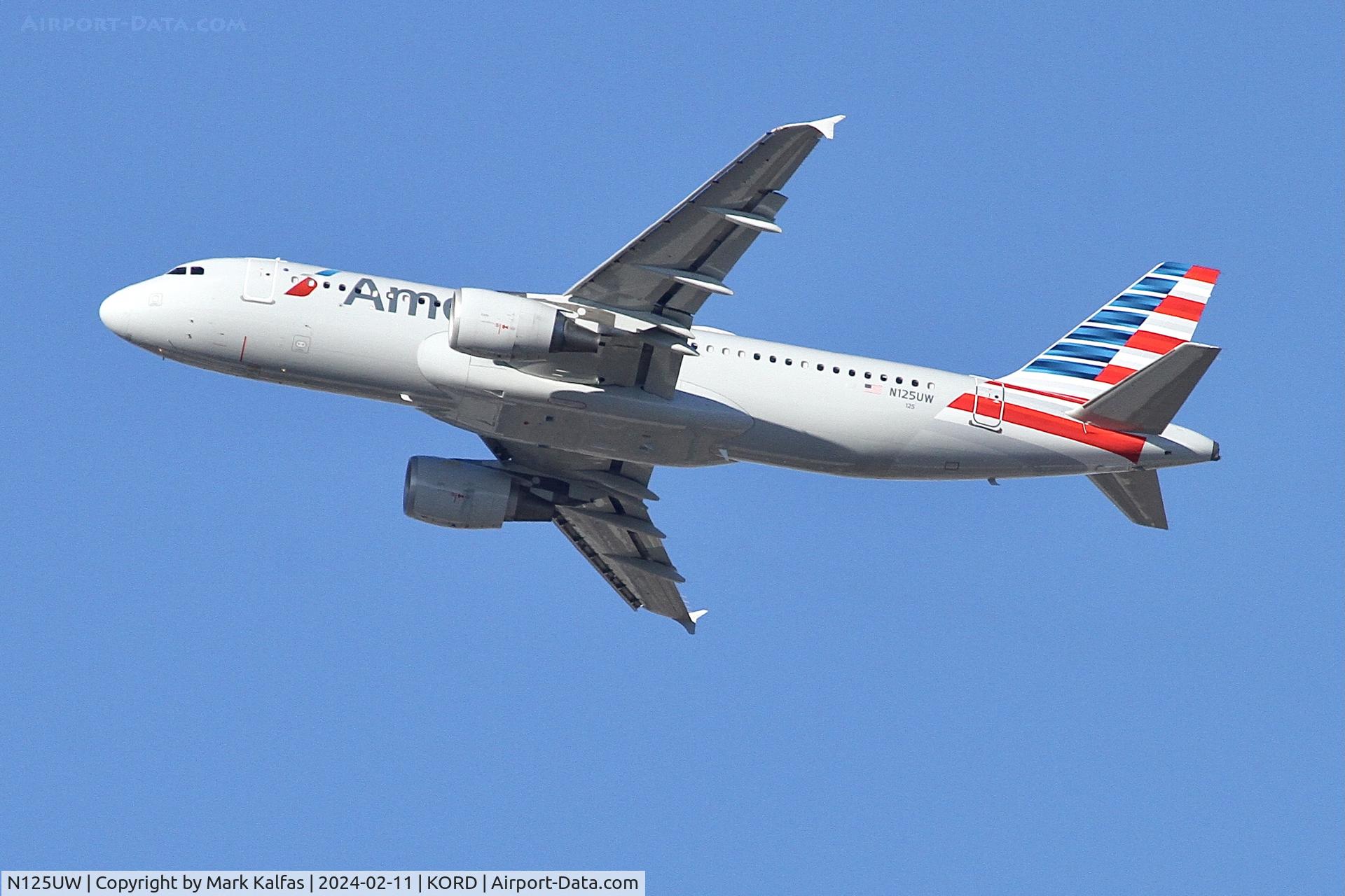 N125UW, 2009 Airbus A320-214 C/N 4086, A320 American AIRB Airlines US A320-214 N125UW AAL2840 ORD-PHL
