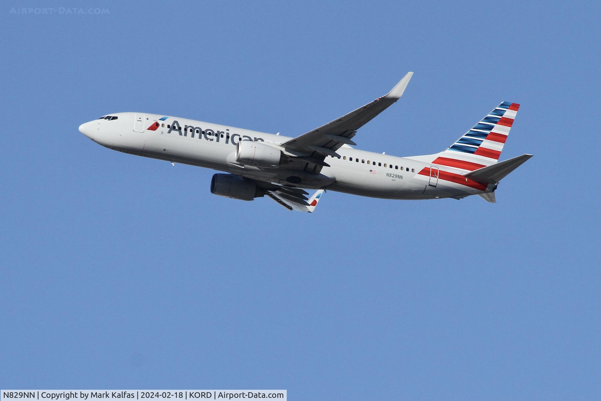 N829NN, 2010 Boeing 737-823 C/N 33210, B738 American Airlines Boeing 737-823 N829NN AAL2499 ORD-DFW