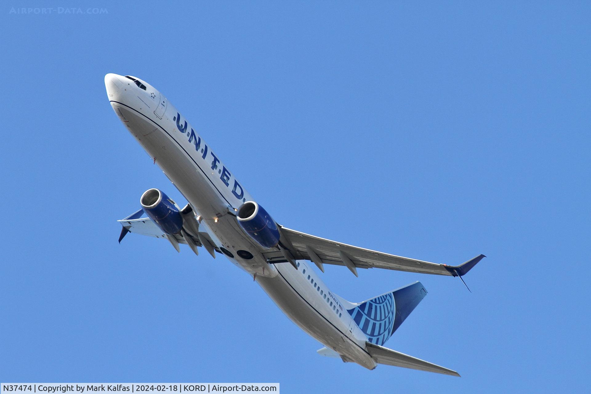 N37474, 2013 Boeing 737-924/ER C/N 31648, B739 United Airlines  BOEING 737-924ER N37474 UAL1092 ORD-RSW
