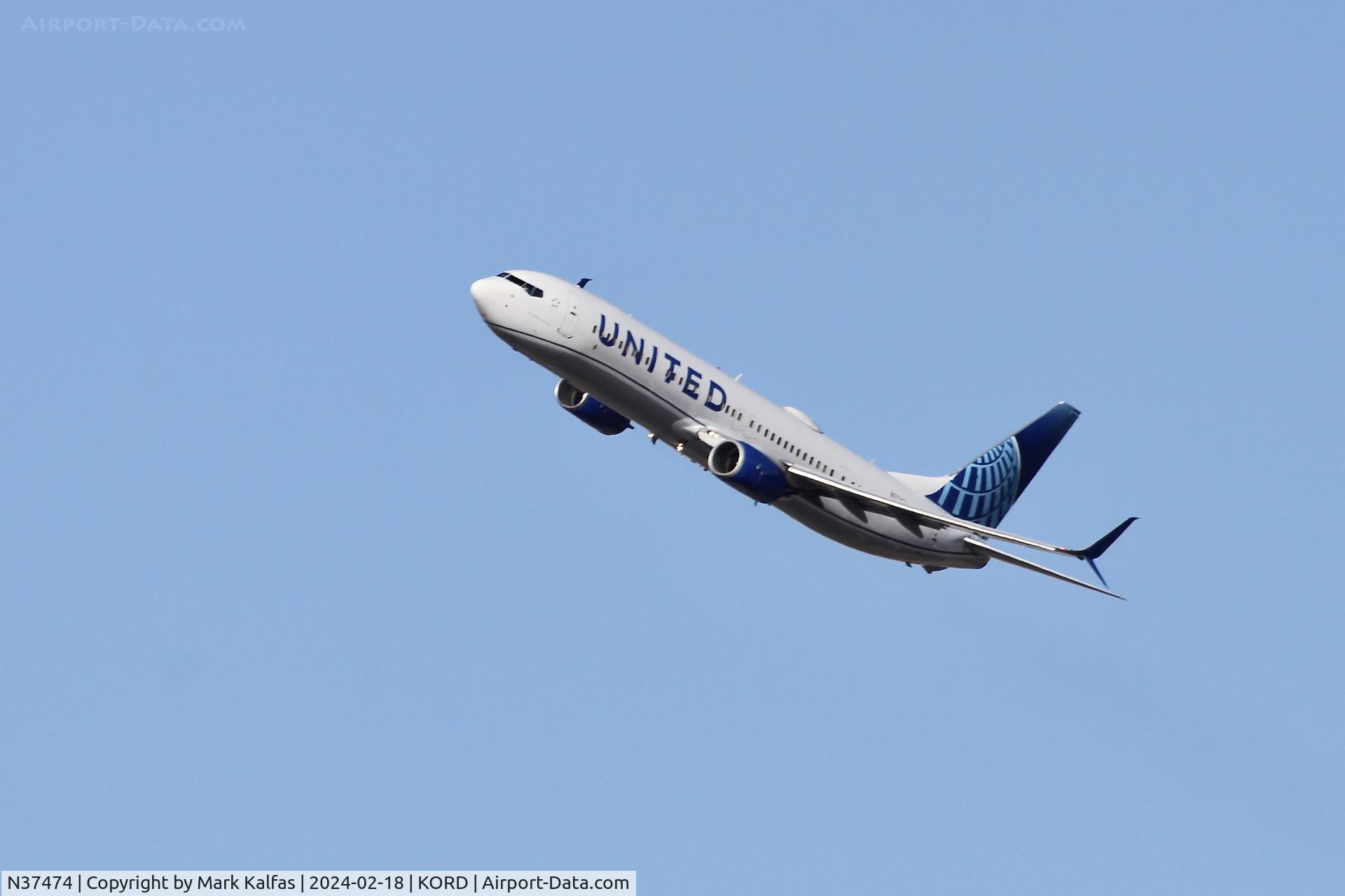 N37474, 2013 Boeing 737-924/ER C/N 31648, B739 United Airlines  BOEING 737-924ER N37474 UAL1092 ORD-RSW