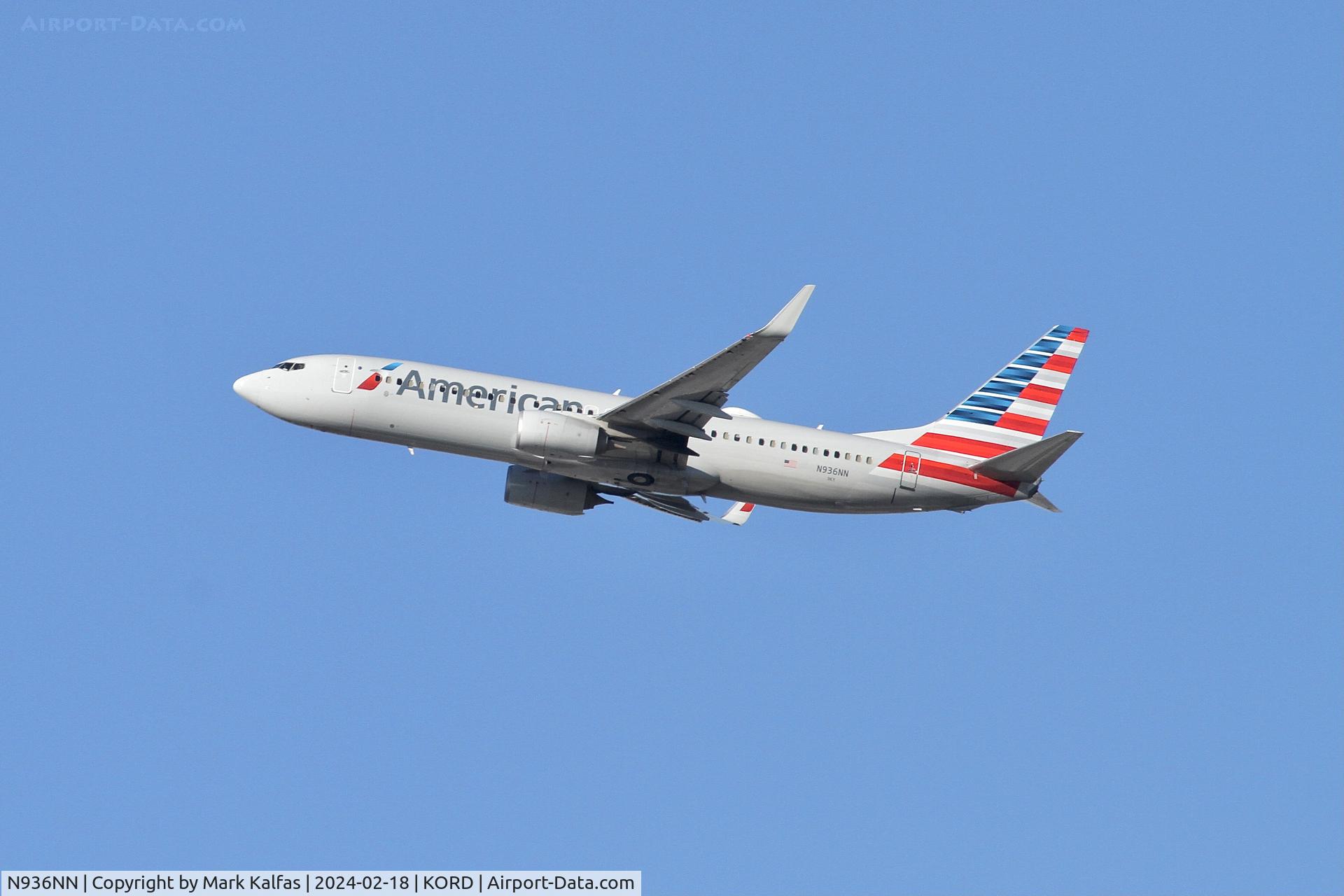 N936NN, 2013 Boeing 737-823 C/N 31176, B738 American Airlines Boeing 737-823 N936NN AAL2447 ORD-LAS