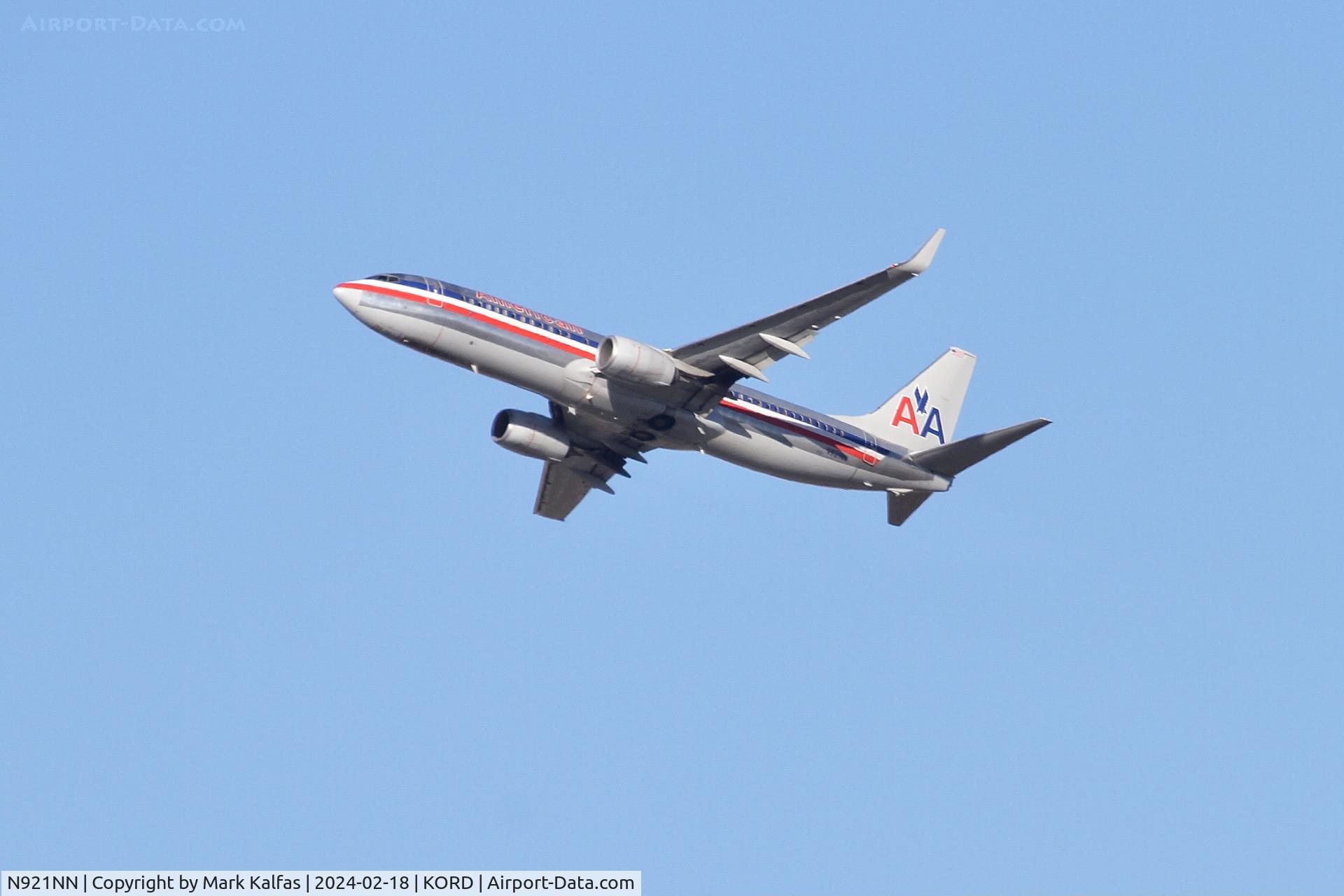 N921NN, 2013 Boeing 737-823 C/N 33229, B738 American Airlines BOEING 737-823   N921NN AAL529 ORD-LAX