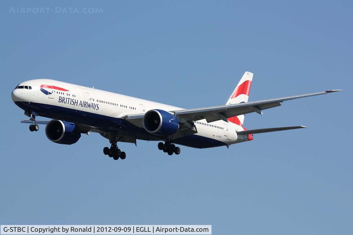 G-STBC, 2010 Boeing 777-36N/ER C/N 38287, at lhr