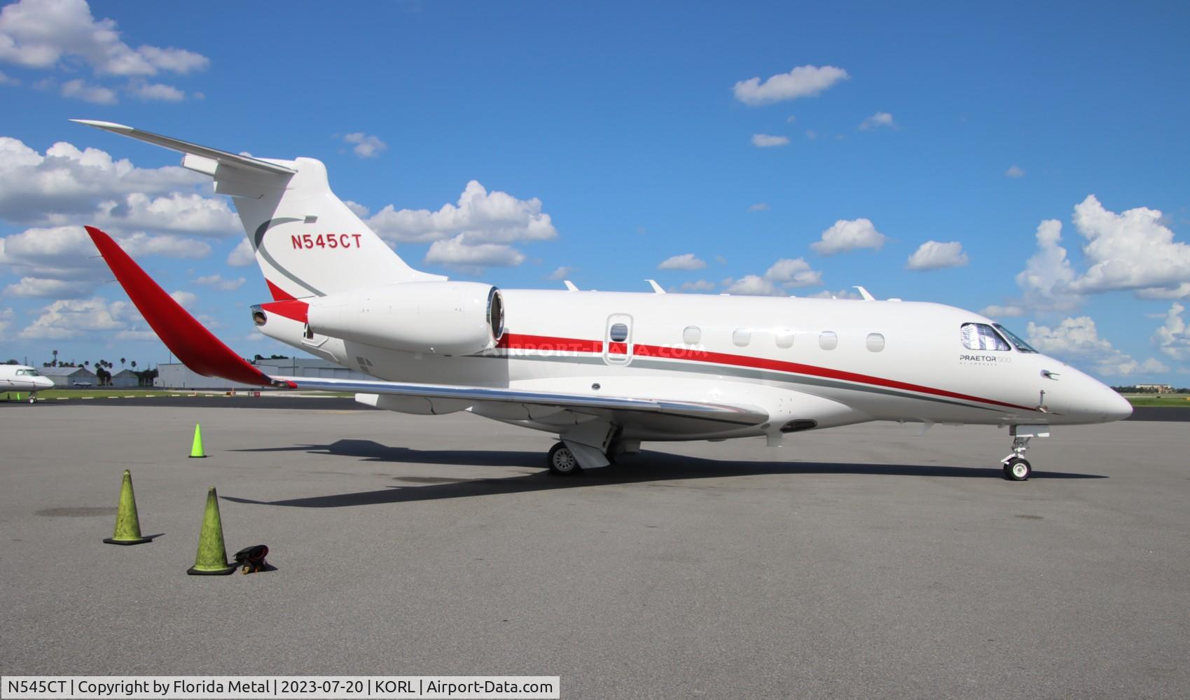 N545CT, 2019 Embraer EMB-545 Praetor 500 C/N 55010057, Praetor 500 zx