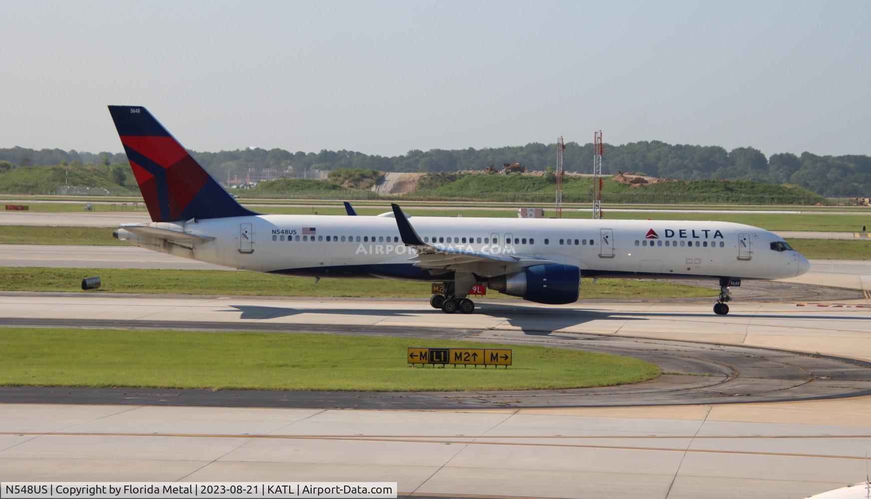 N548US, 1996 Boeing 757-251 C/N 26495, DAL 752 zx ATL-SXM