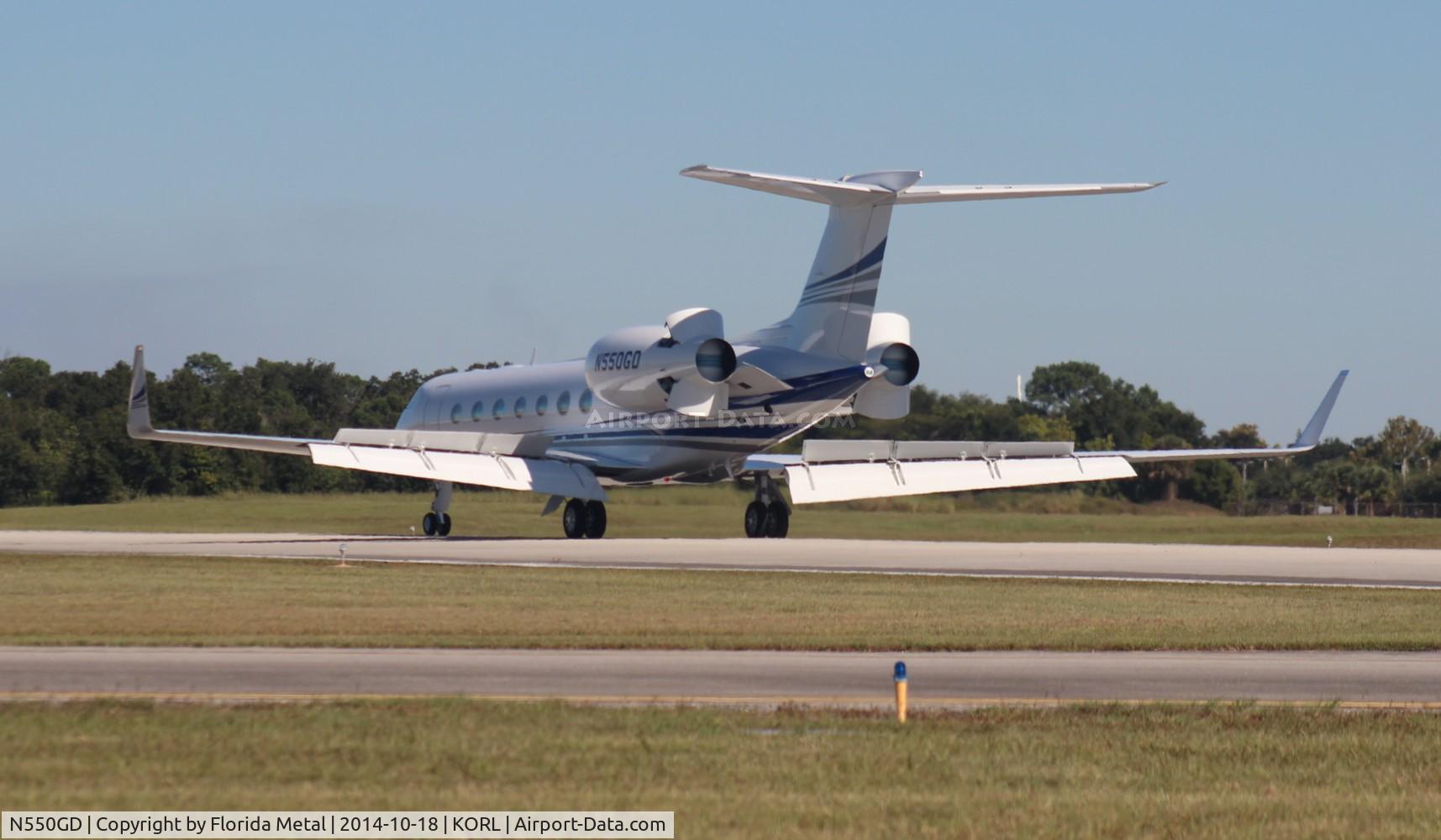 N550GD, 2014 Gulfstream Aerospace GV-SP (G550) C/N 5477, NBAA 2014 zx G550 Gulfstream parade SAV-ORL
