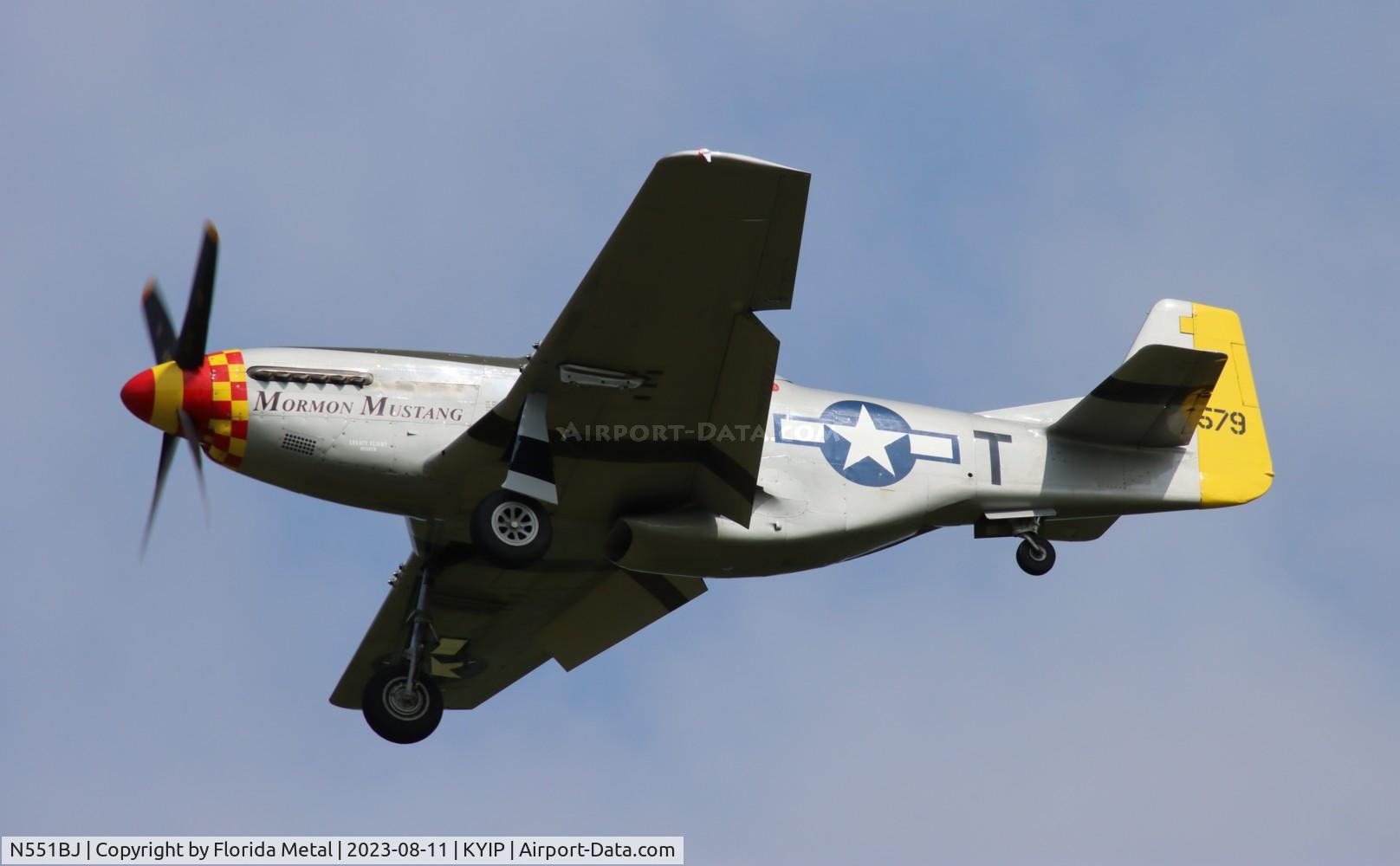 N551BJ, North American F-51D Mustang C/N 67-22579, P-51D Mormon Mustang zx