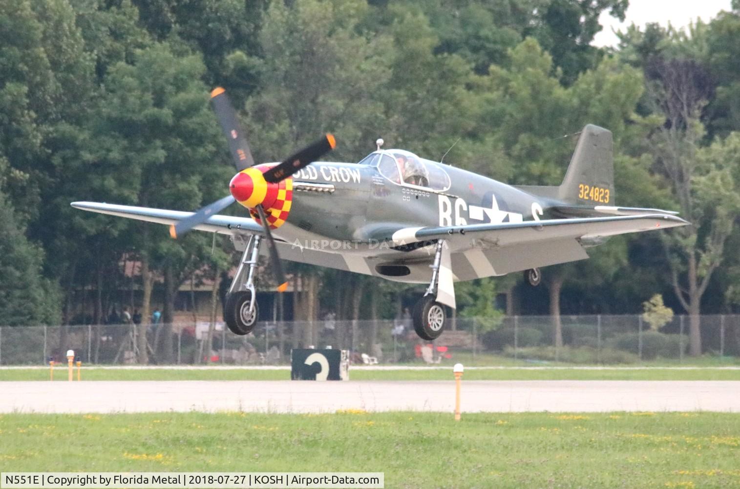 N551E, 1943 North American P-51B-1NA Mustang C/N 102-24700, P-51B Old Crow zx