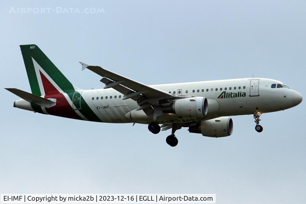 EI-IMF, 2003 Airbus A319-112 C/N 2083, Landing