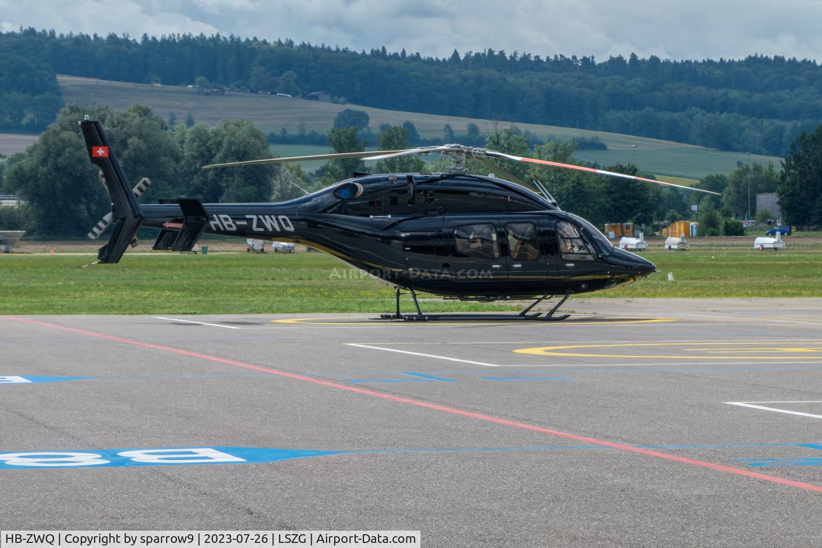 HB-ZWQ, 2022 Bell 429 GlobalRanger C/N 57454, At Grenchen