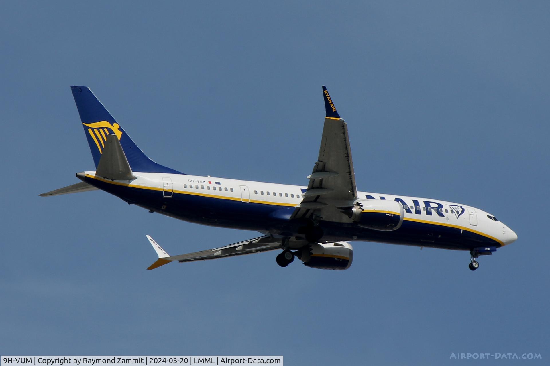 9H-VUM, 2021 Boeing 737-8 MAX C/N 65084, B737-8 MAX 9H-VUM Malta Air