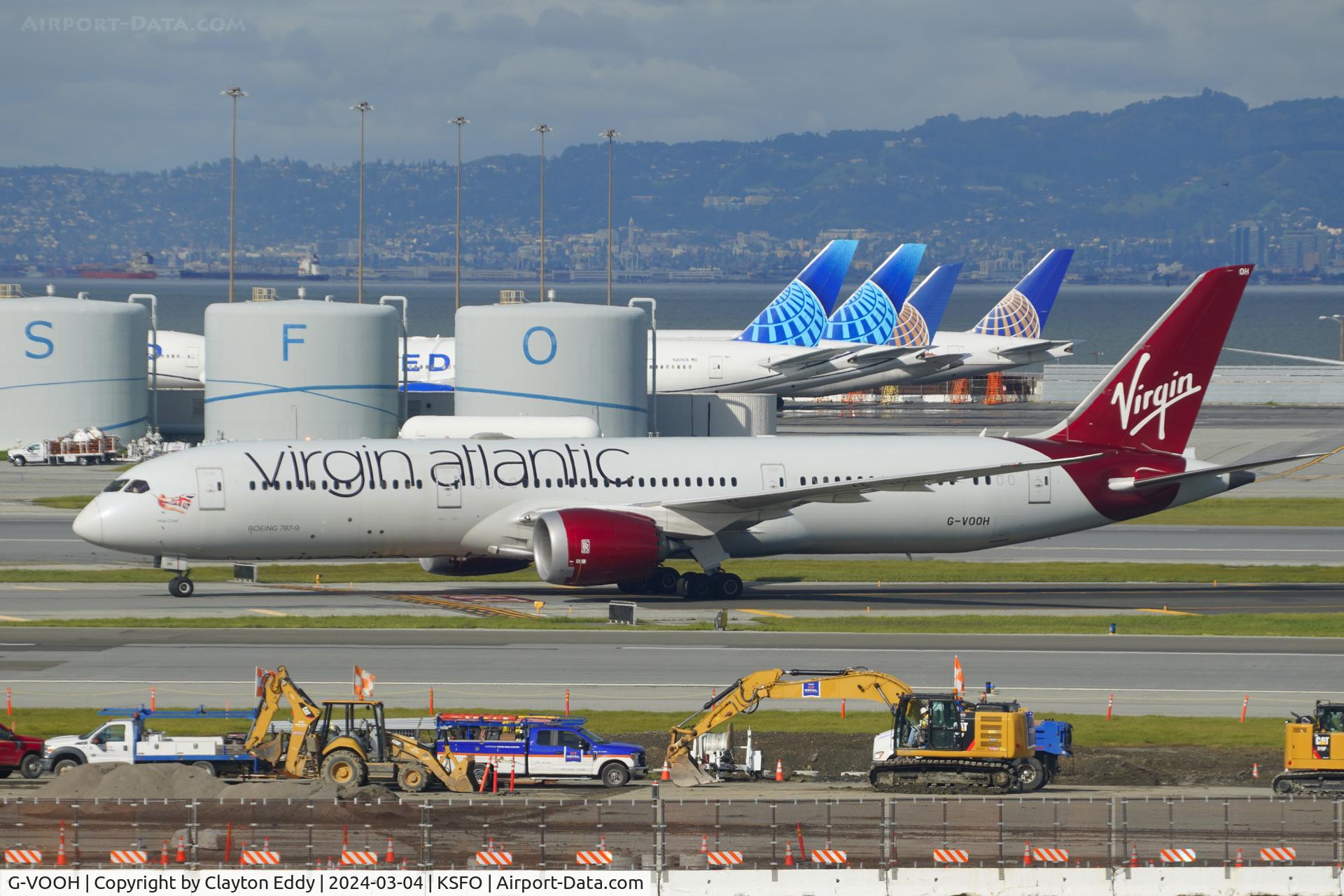 G-VOOH, 2015 Boeing 787-9 Dreamliner Dreamliner C/N 37968, Sky Terrace SFO 2024.