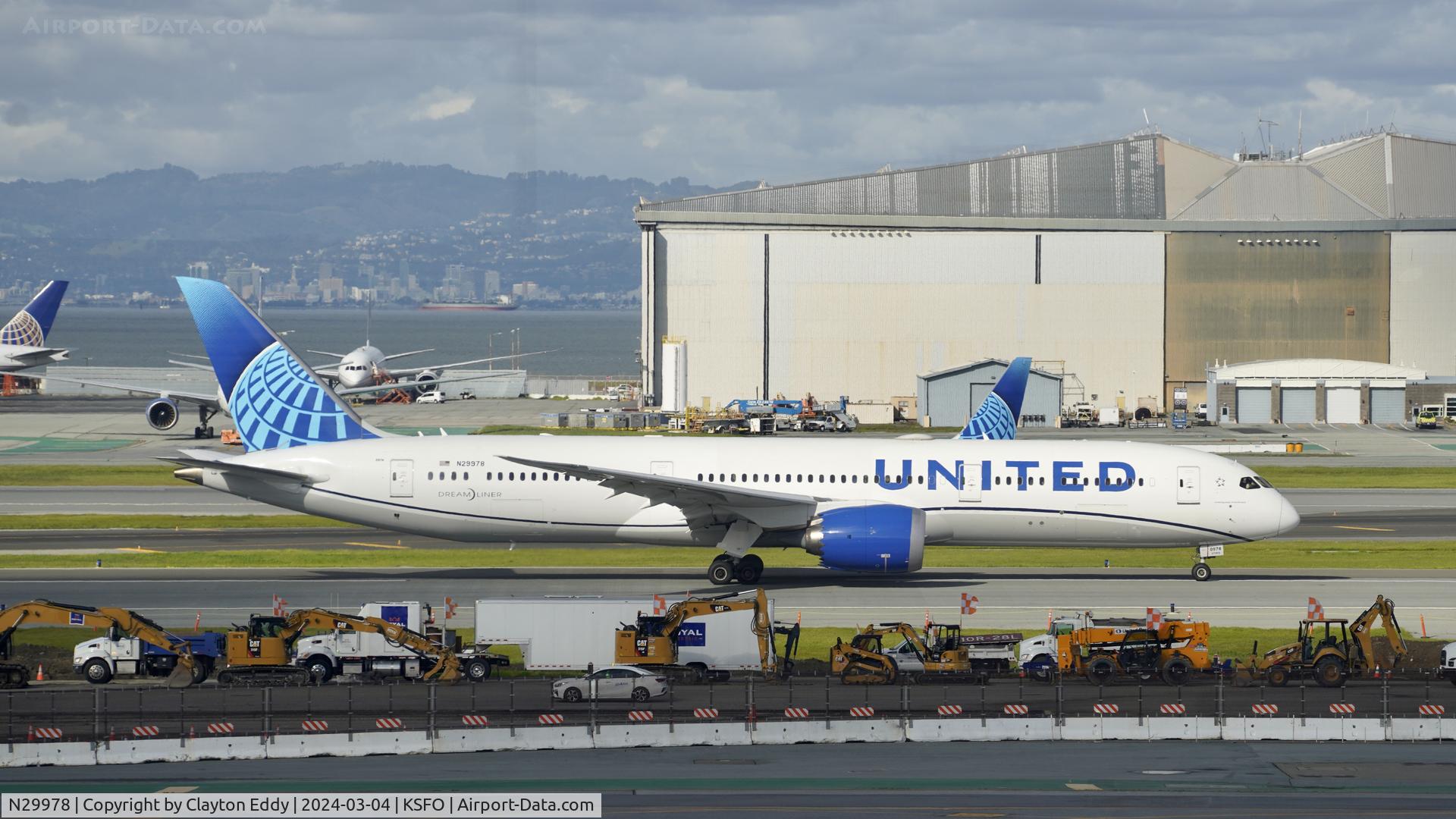 N29978, 2020 Boeing 787-9 Dreamliner Dreamliner C/N 66137, Sky Terrace SFO 2024.
