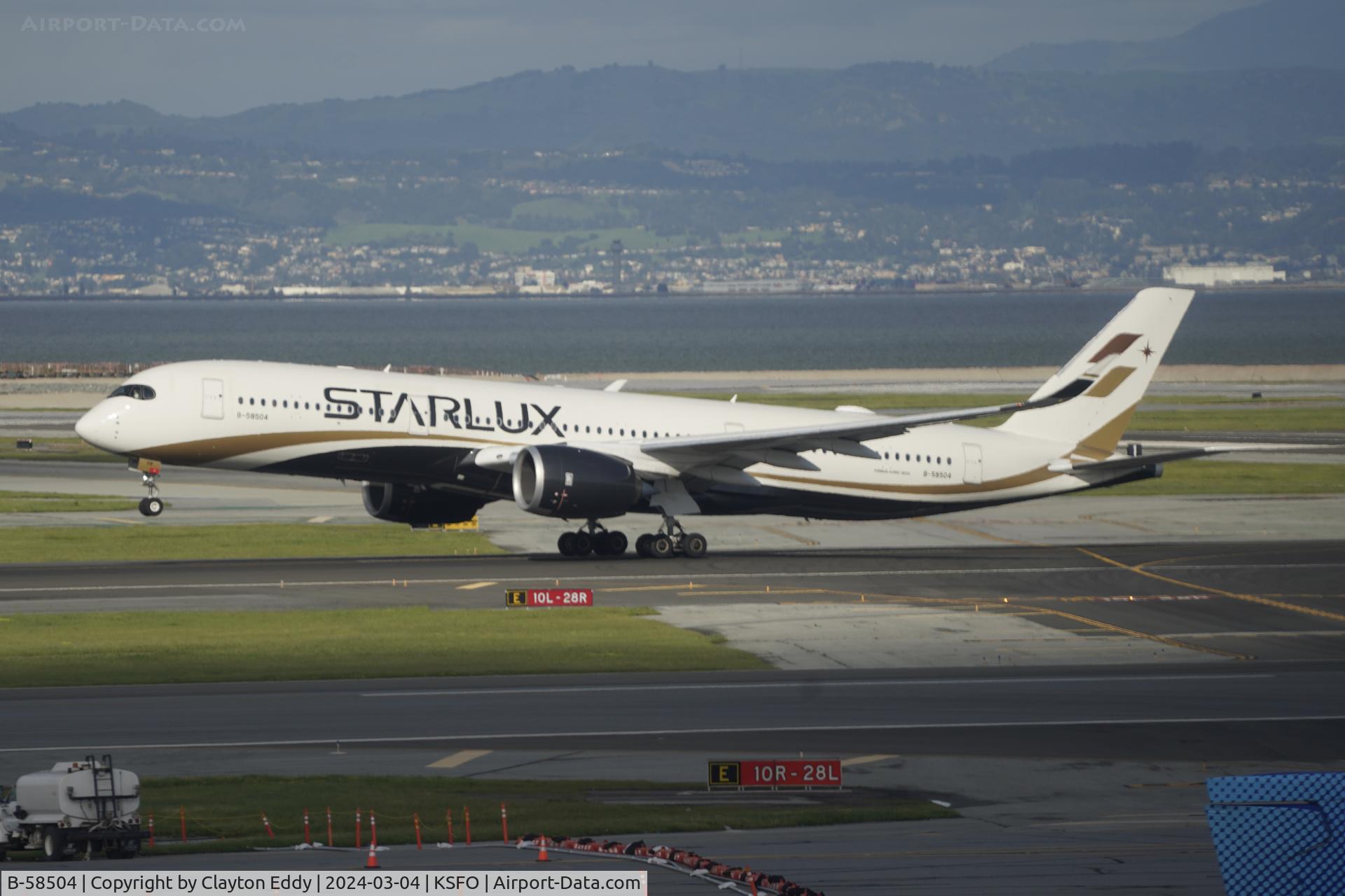 B-58504, 2023 Airbus A350-941 C/N 0630, Sky Terrace SFO 2024.