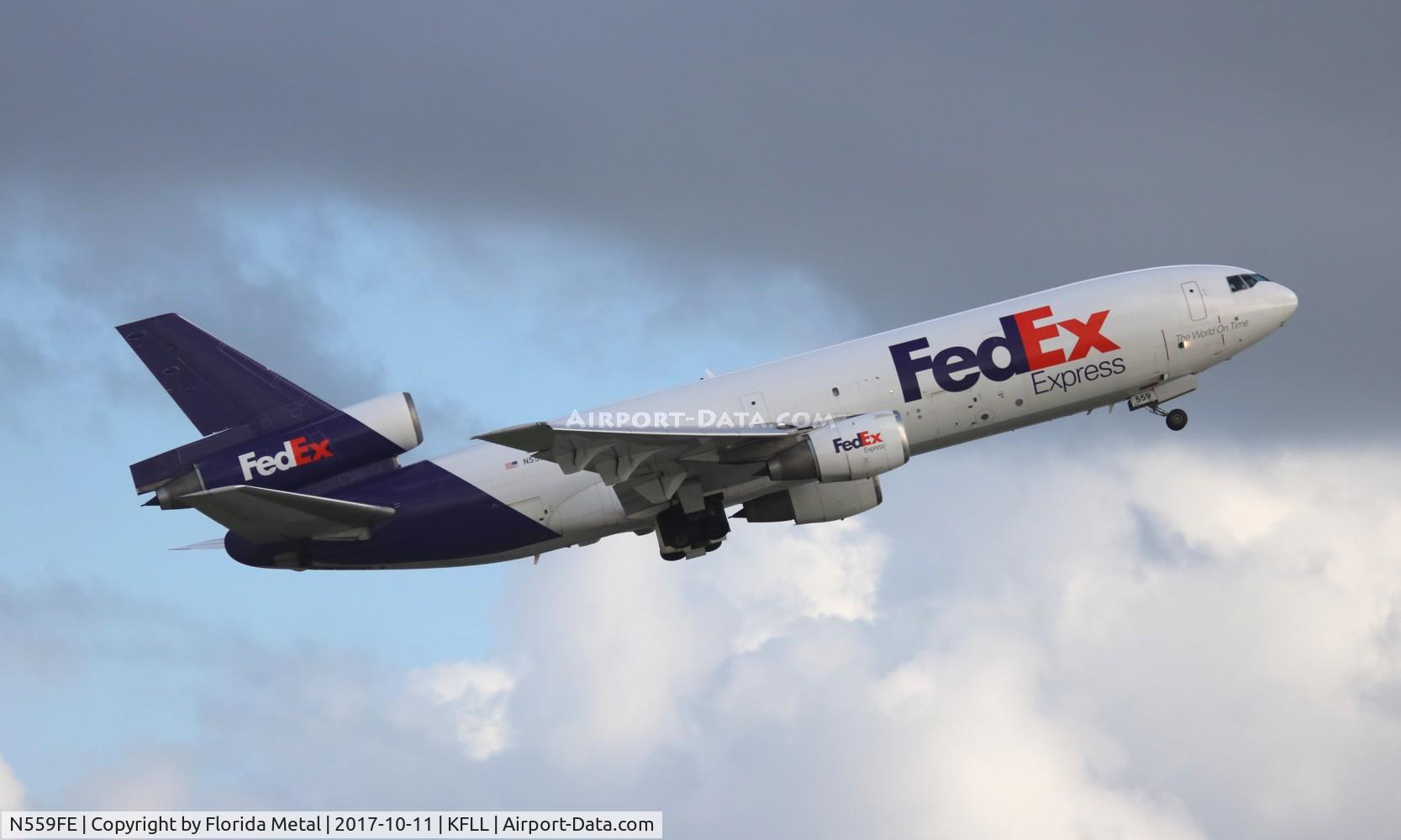N559FE, 1973 McDonnell Douglas MD-10-10F C/N 46930, FDX MD-10-10F zx FLL-MEM