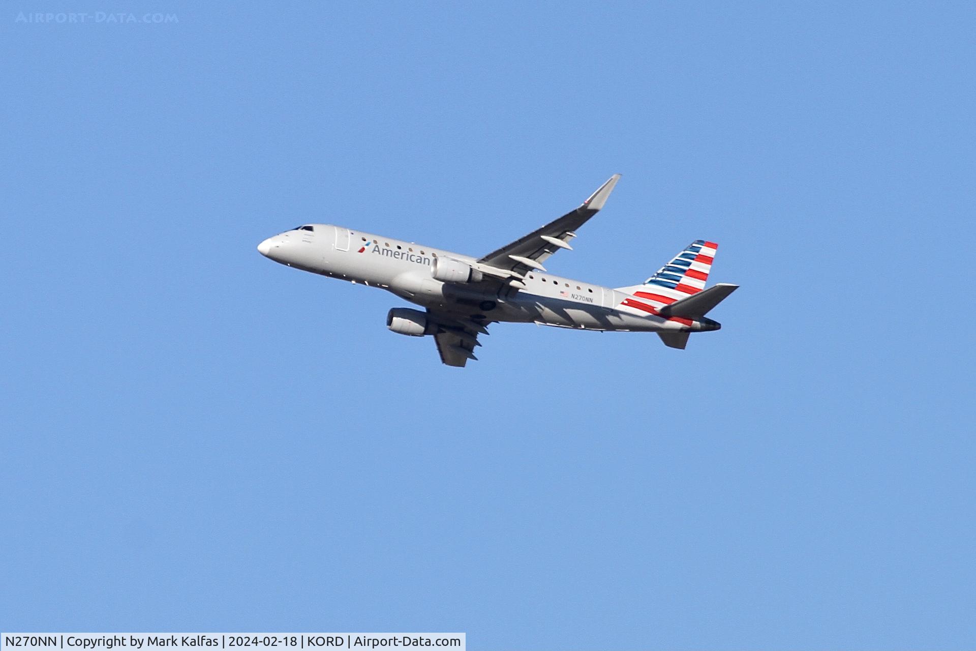 N270NN, 2019 Embraer 175LR (ERJ-170-200LR) C/N 17000775, E75L Envoy Air/American Eagle EMBRAER S A ERJ 170-200 LR  N270NN ENY3987 ORD-MSP