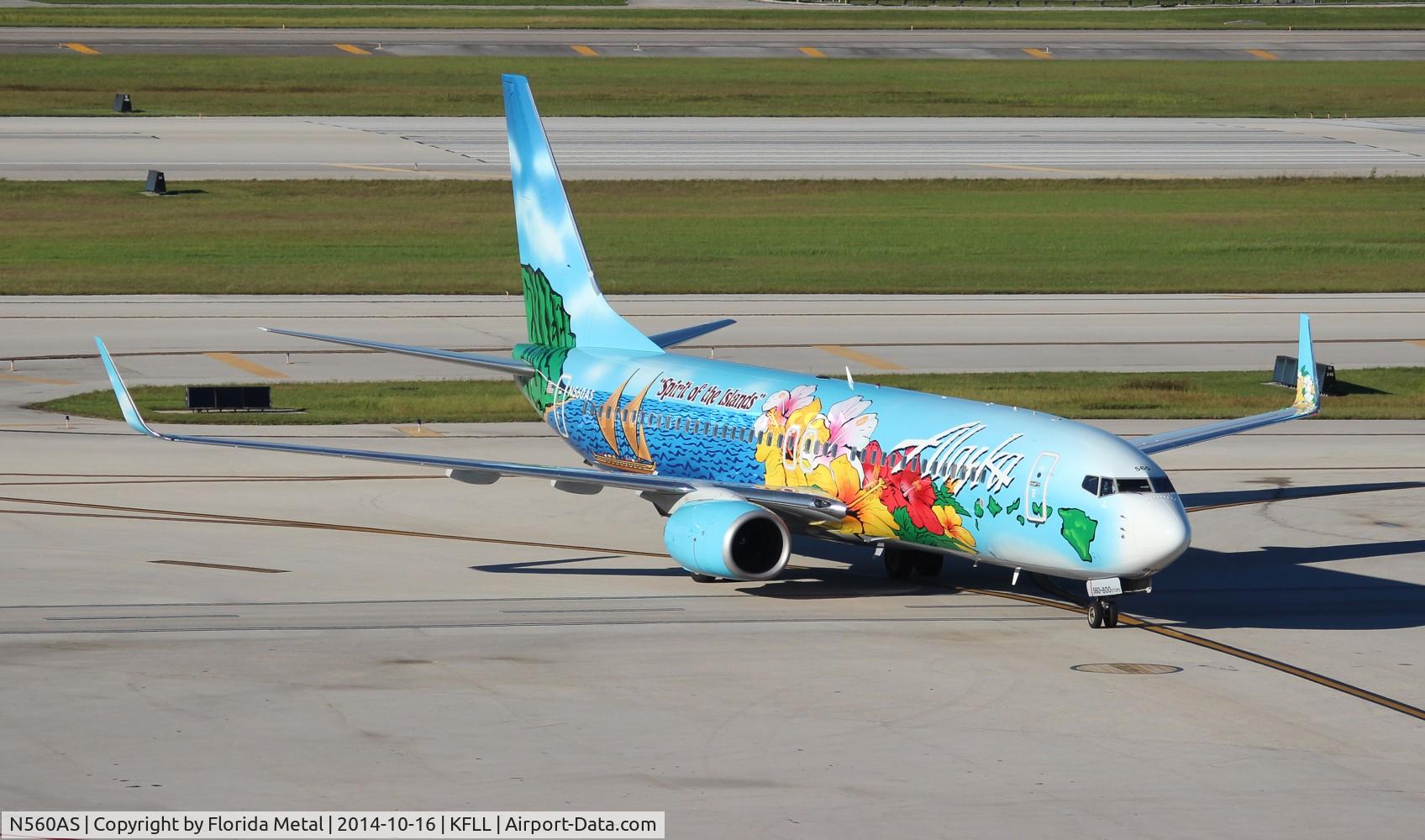 N560AS, 2006 Boeing 737-890 C/N 35179, ASA 738 Hawaii zx SEA-FLL