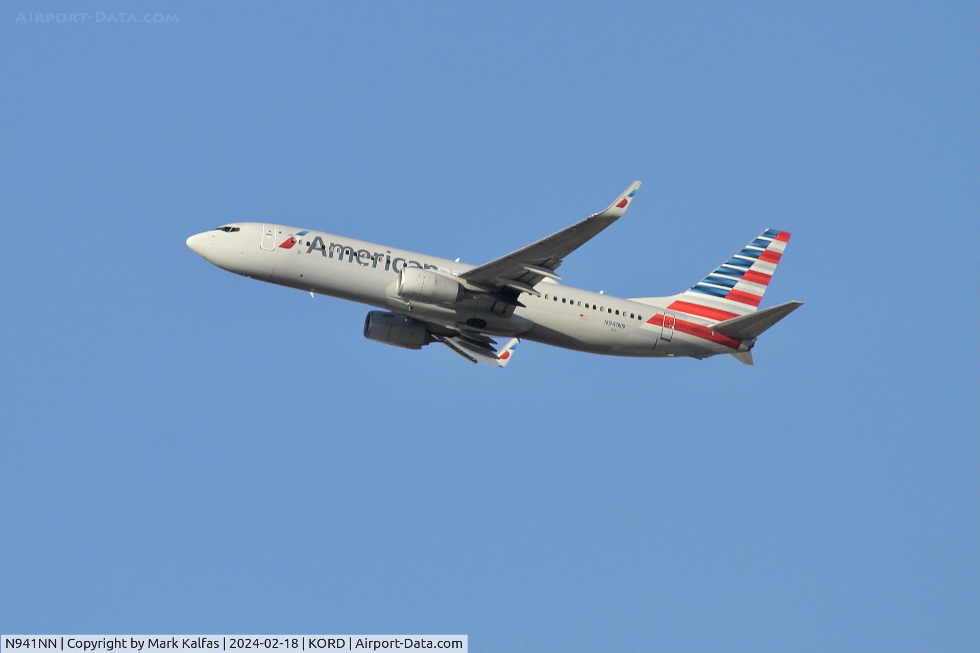 N941NN, 2013 Boeing 737-823 C/N 33232, B738 American Airlines Boeing 737-823 N941NN AAL1253 ORD-SFO