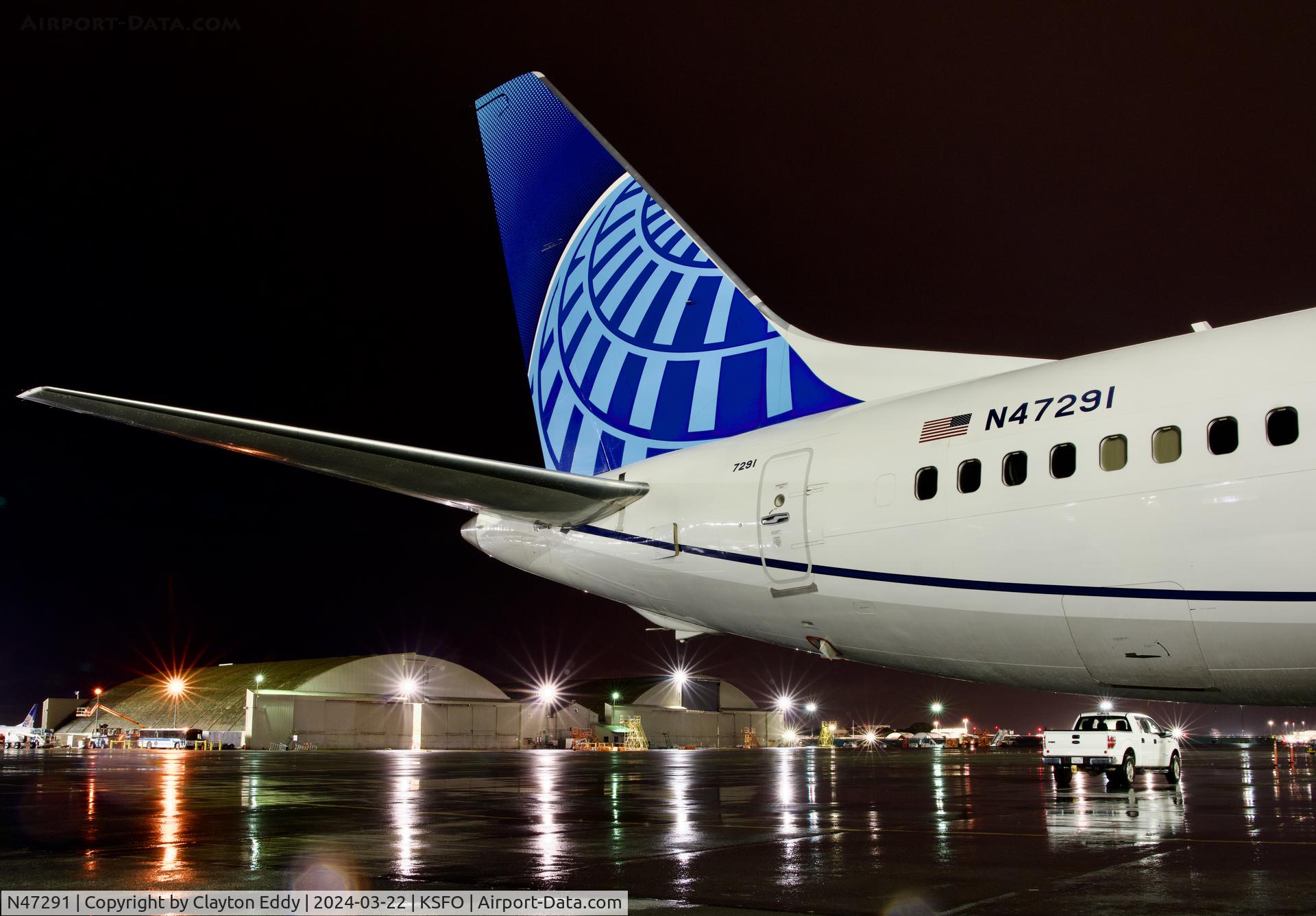 N47291, 2019 Boeing 737-8 MAX C/N 62182, SFO 2024.
