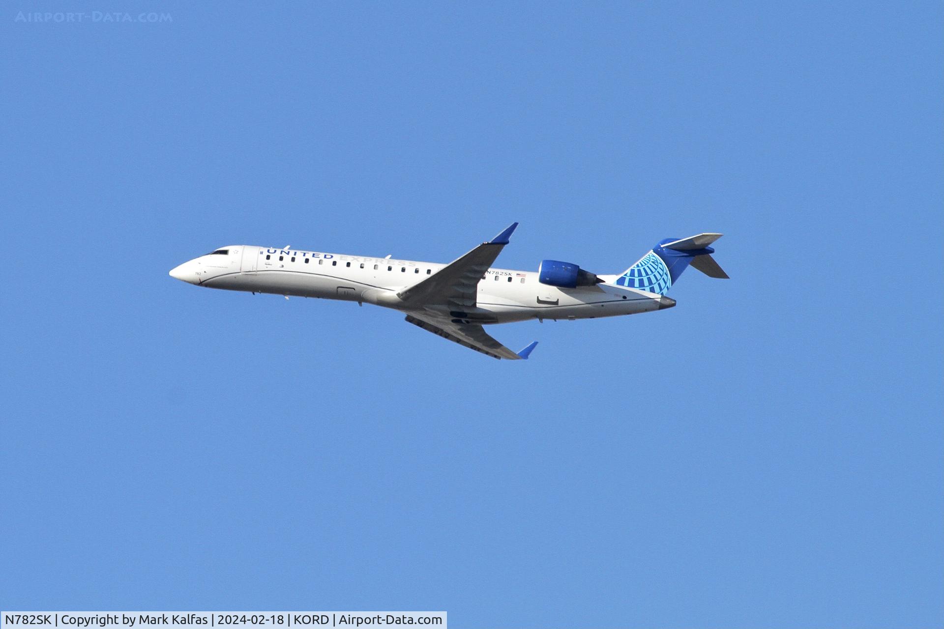 N782SK, Bombardier CRJ-701ER (CL-600-2C10) Regional Jet C/N 10278, CRJ7 SkyWest / United Express Bombardier CRJ-701ER N782SK SKW4666 ORD-ASE
