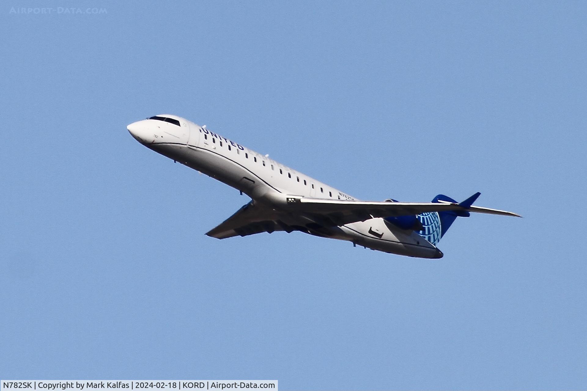 N782SK, Bombardier CRJ-701ER (CL-600-2C10) Regional Jet C/N 10278, CRJ7 SkyWest / United Express Bombardier CRJ-701ER N782SK SKW4666 ORD-ASE