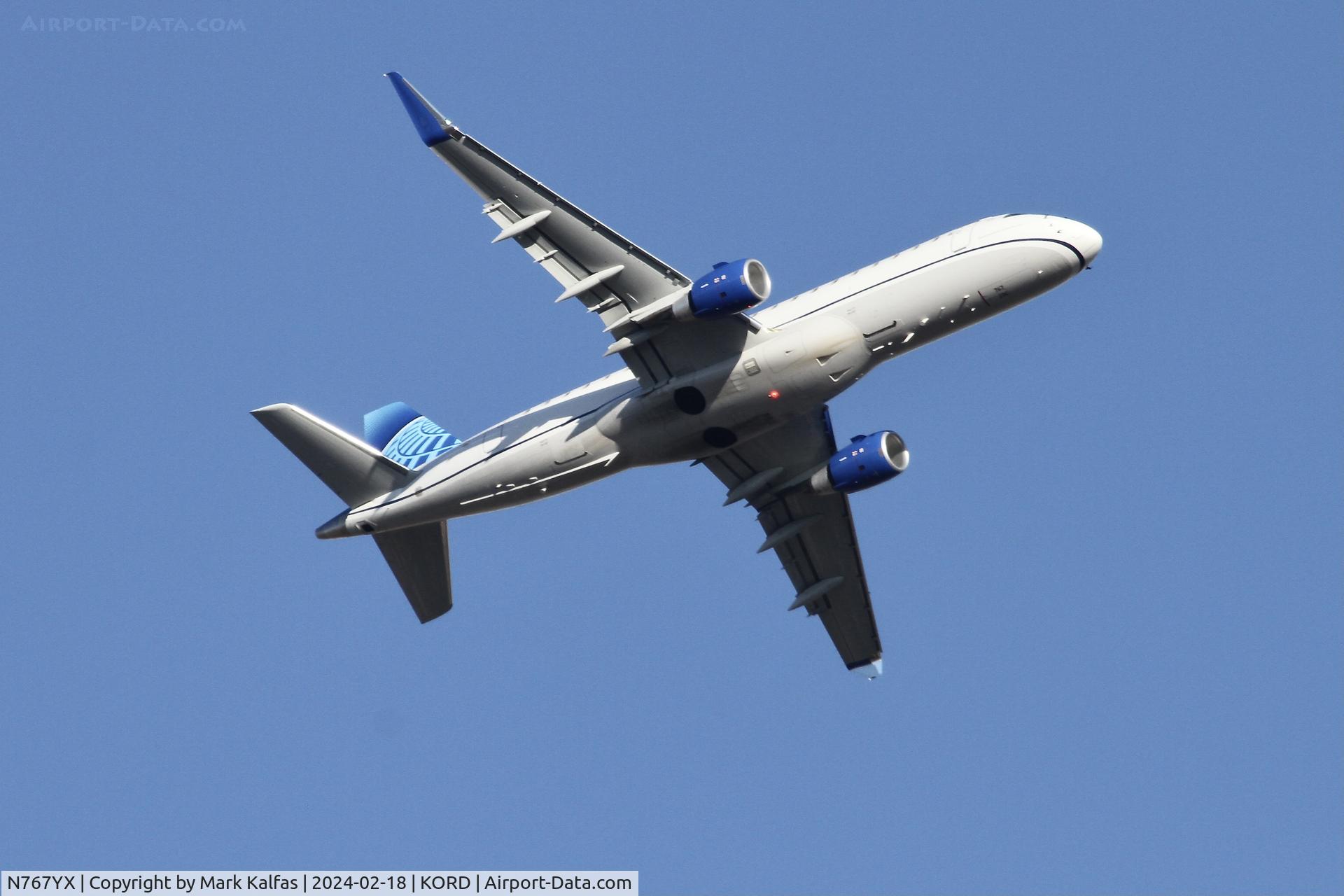 N767YX, EMBRAER ERJ 170-200 LR C/N 17000952, E75L Republic Airways/United Express EMBRAER 175LW N767YX RPA3495 ORD-HSV