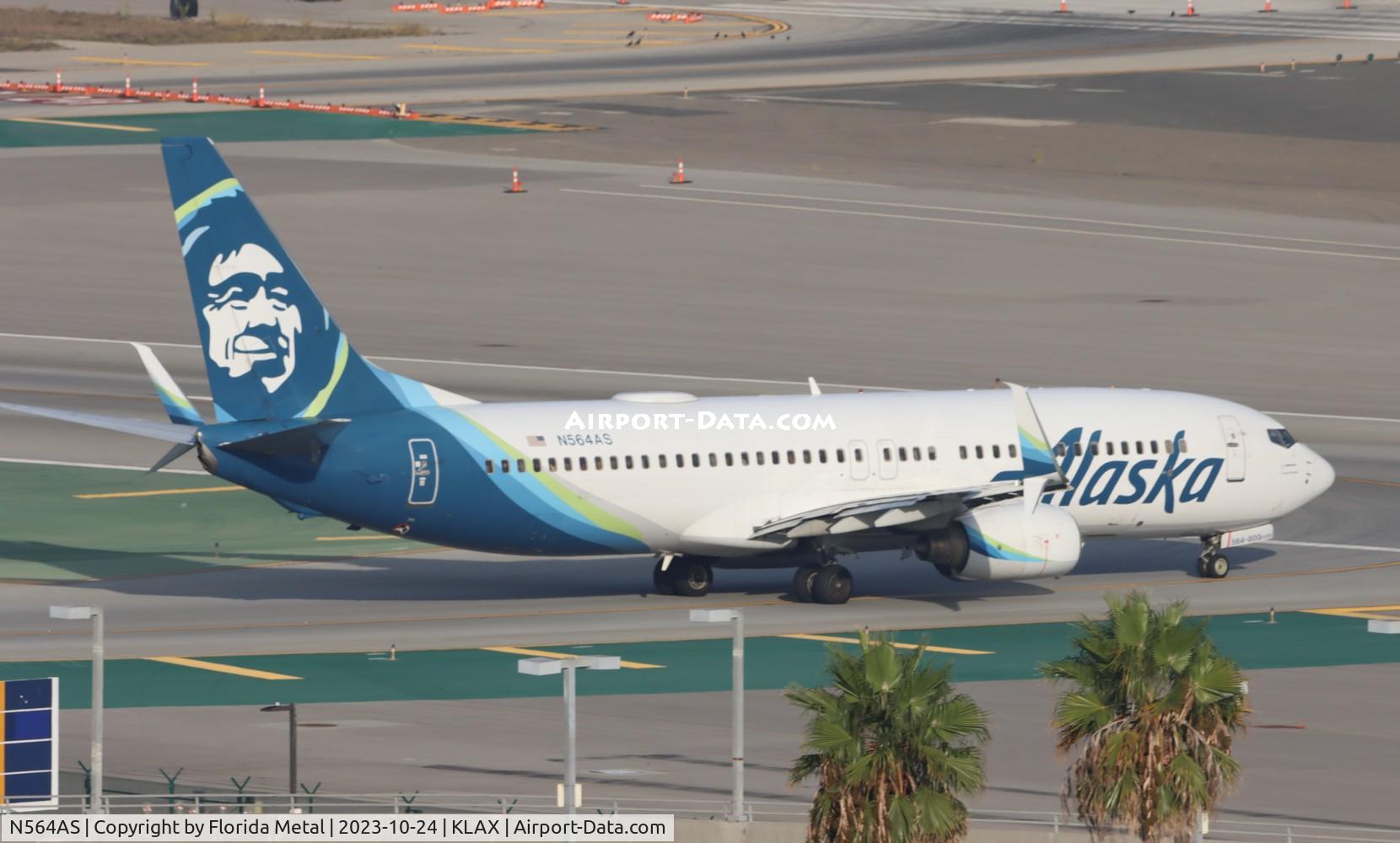N564AS, 2006 Boeing 737-890 C/N 35103, ASA 738 zx LAX-SFO