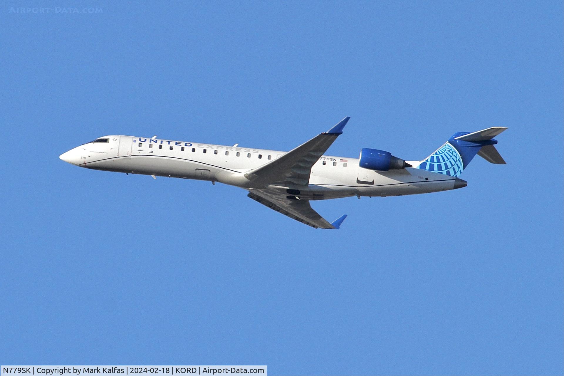N779SK, 2009 Bombardier CRJ-702 (CL-600-2C10) Regional Jet C/N 10276, CRJ7 SkyWest / United Express Bombardier CRJ-701ER N779SK SKW5800 ORD-ASE