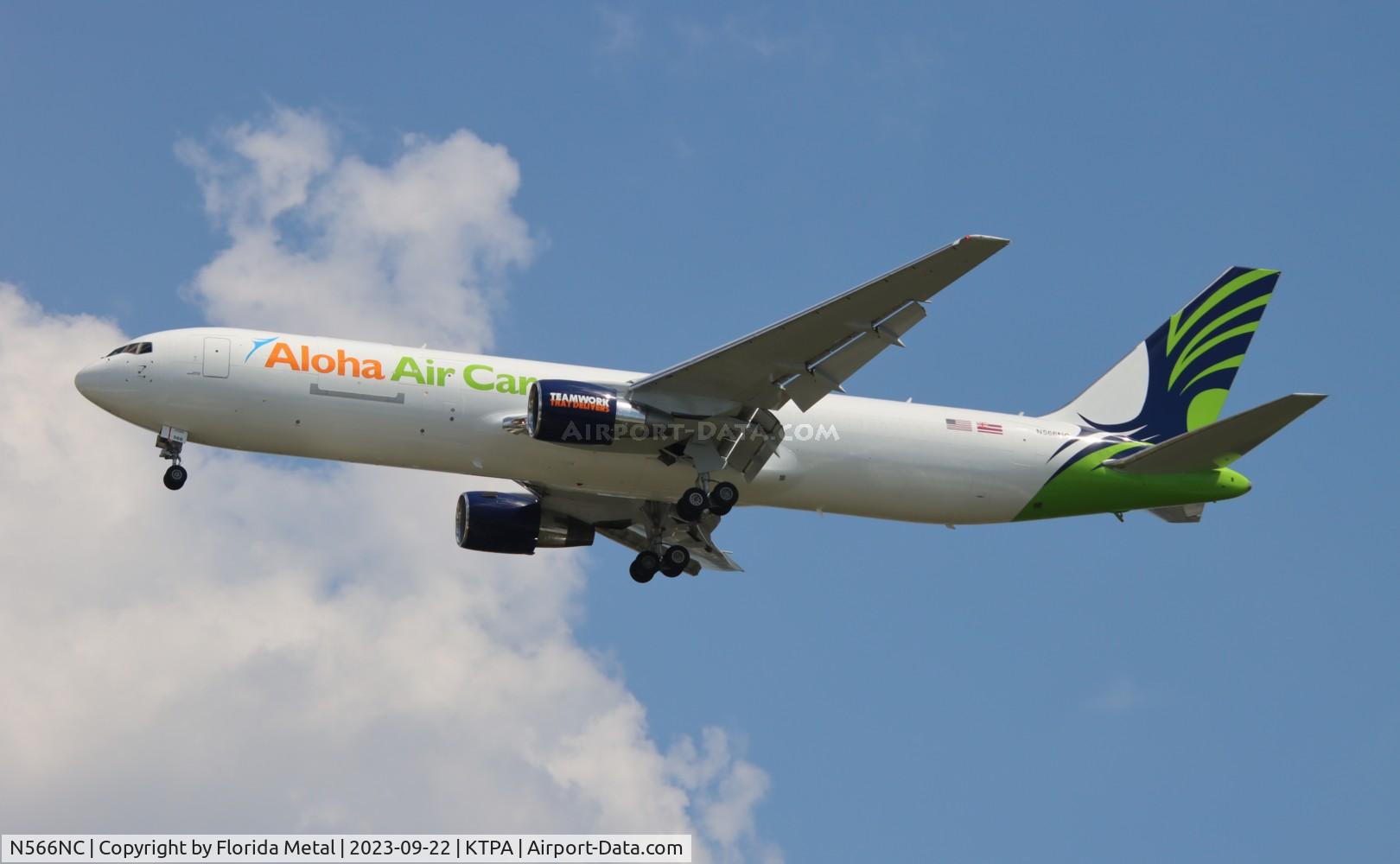 N566NC, 2000 Boeing 767-3BG/ER C/N 30566, Aloha Air Cargo 767-300F zx OPF-TPA-MIA - touch and go