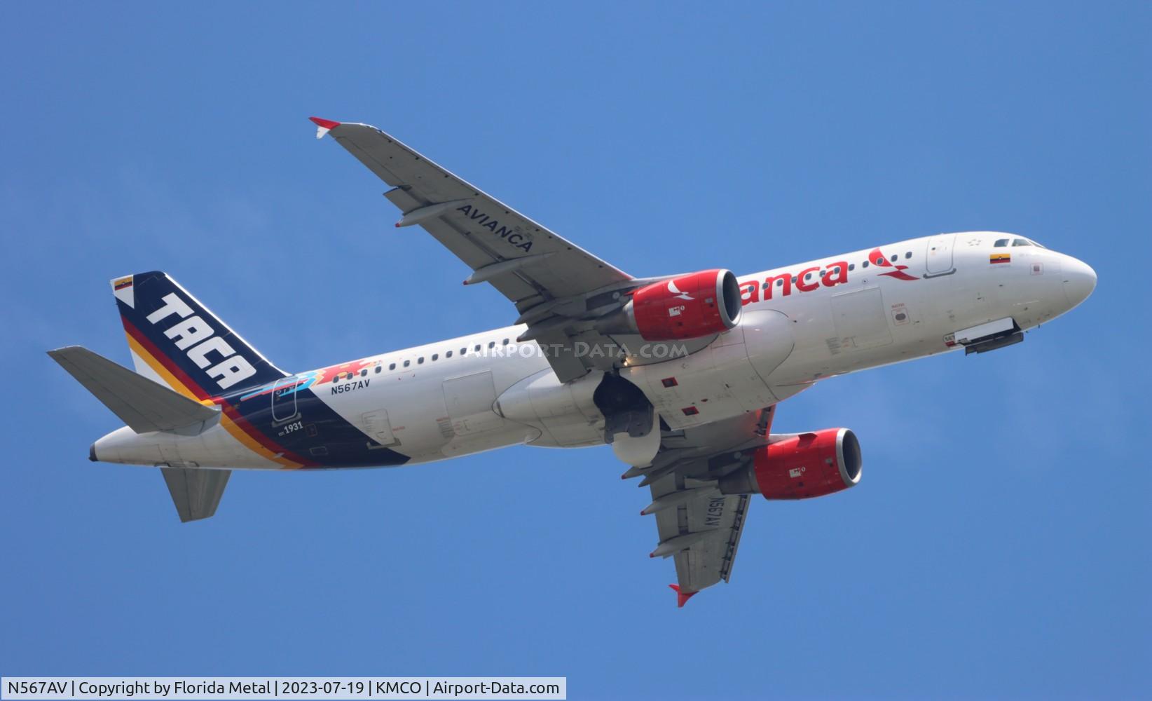 N567AV, 2011 Airbus A320-214 C/N 4567, AVA A320 retro zx SAL-MCO