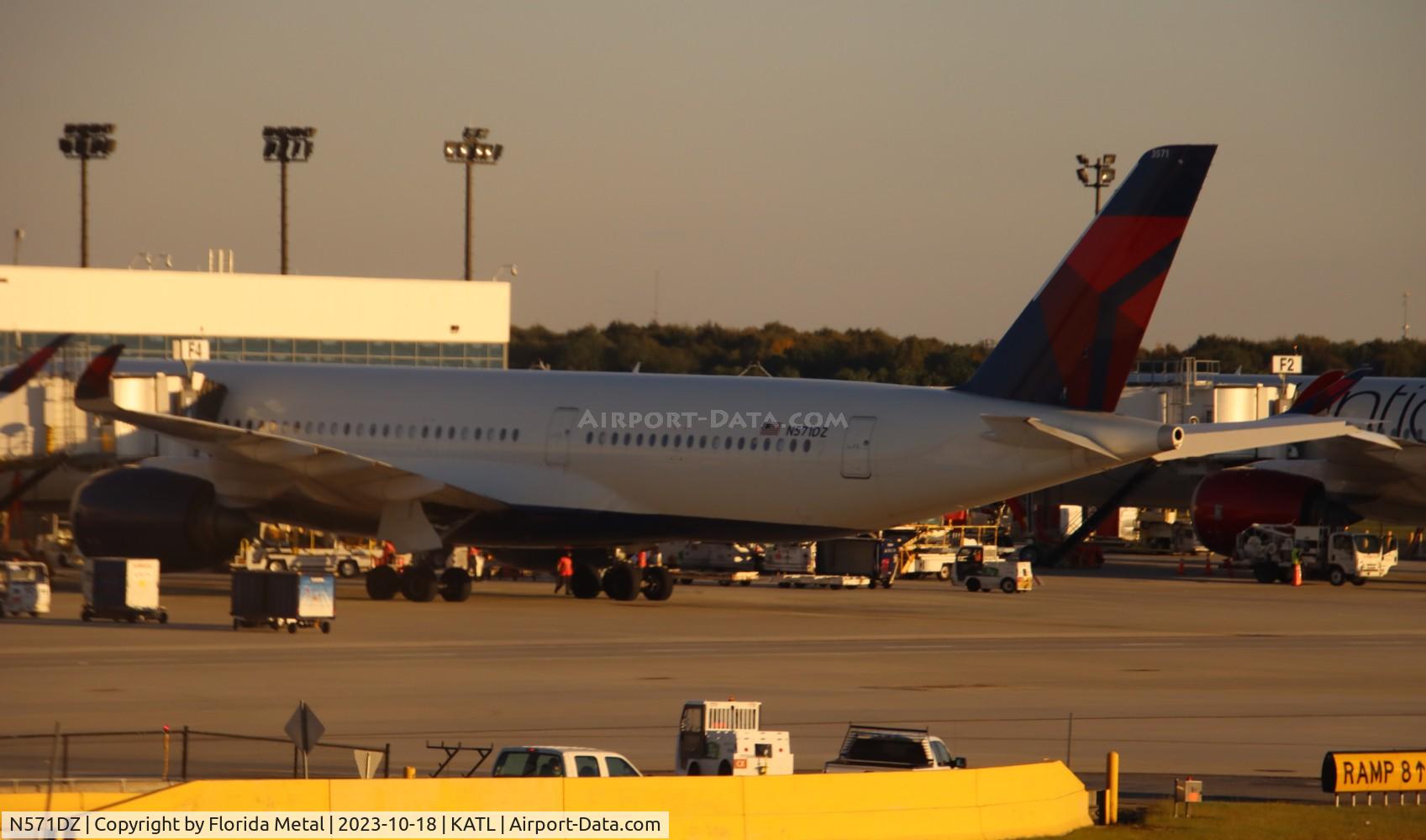 N571DZ, 2016 Airbus A350-941 C/N 0064, DAL A359 zx ATL-LFPG