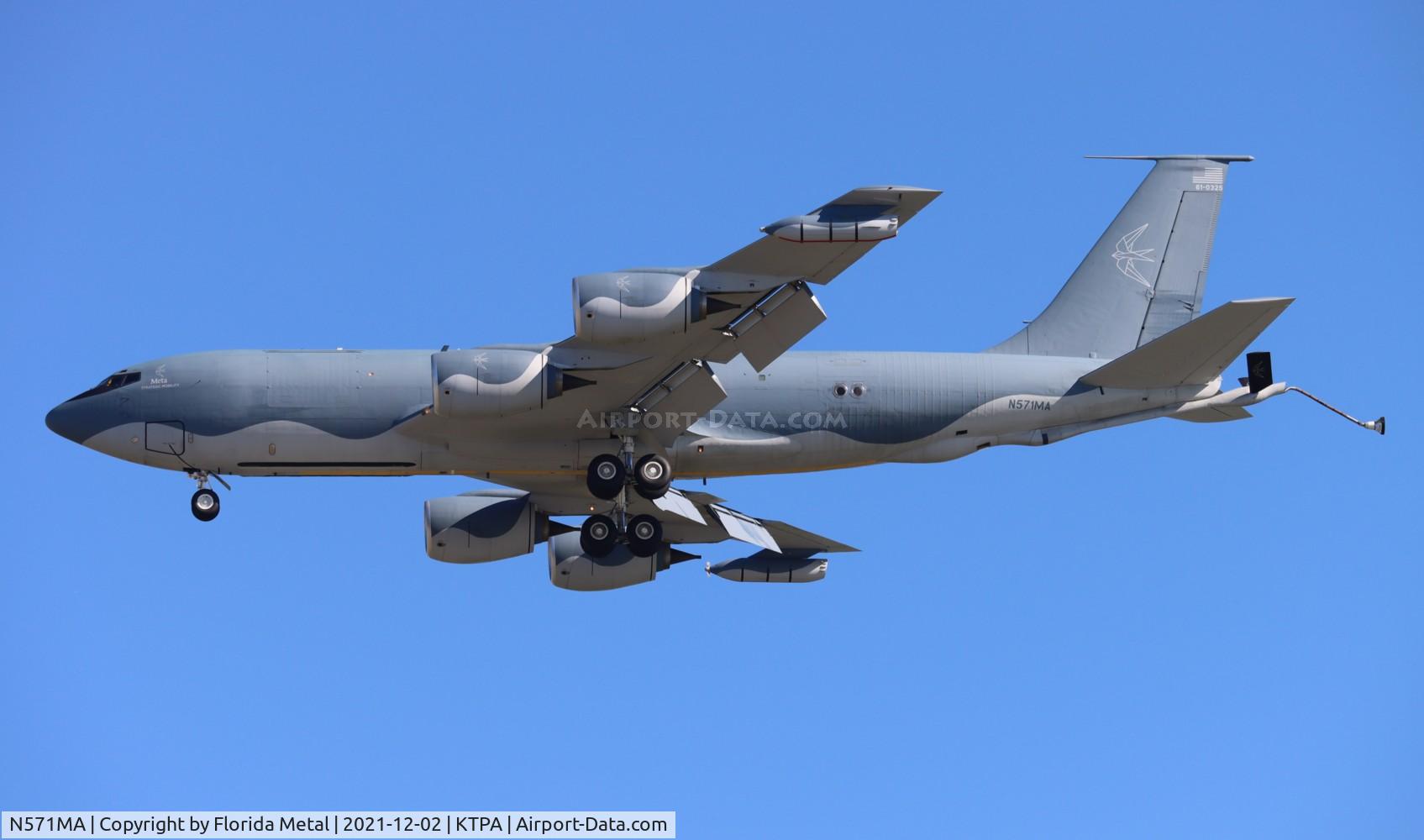 N571MA, 1961 Boeing KC-135R Stratotanker C/N 18232, KC-135R Metal zx