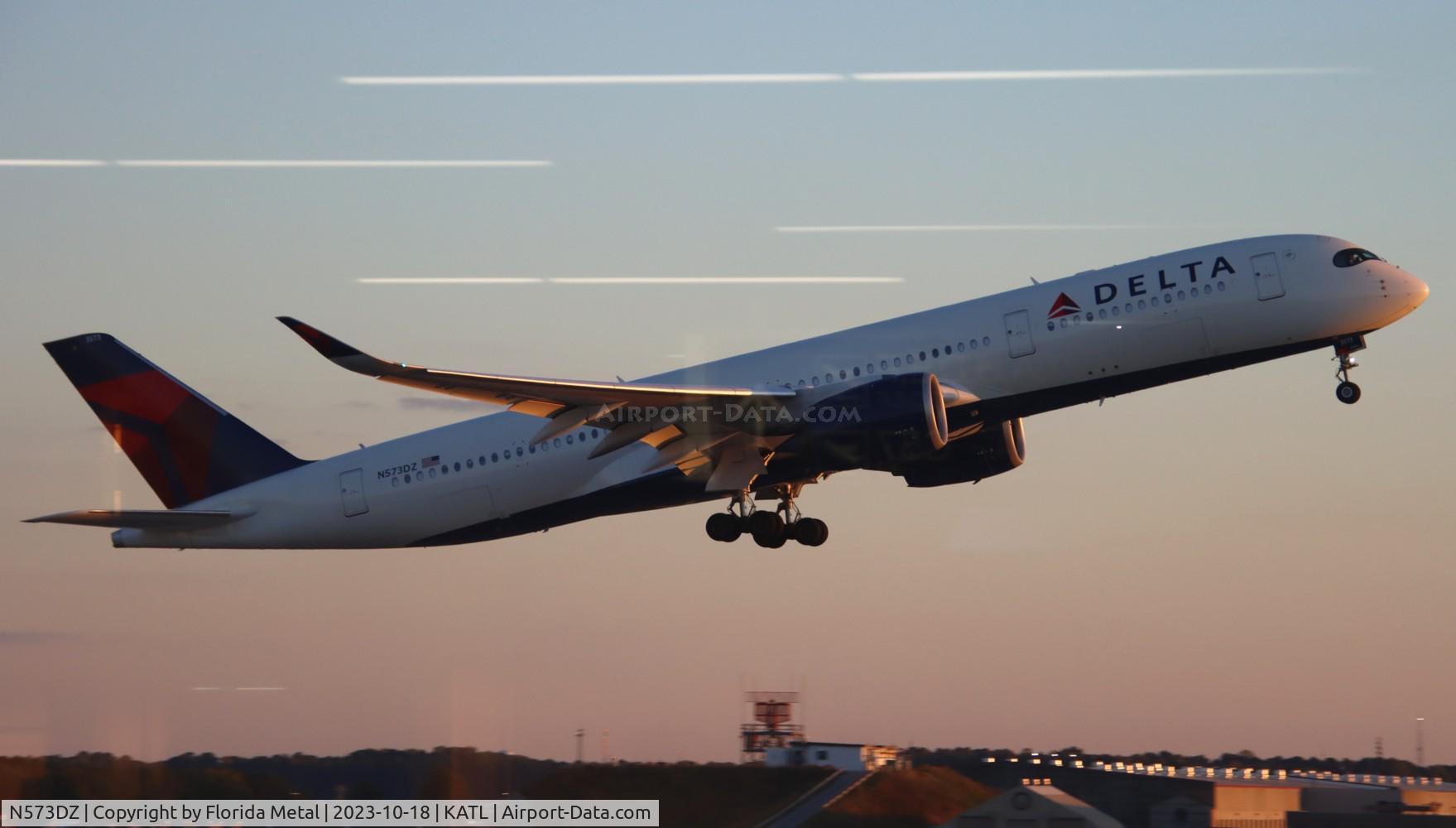 N573DZ, 2018 Airbus A350-941 C/N 250, DAL A359 zx ATL-MXP