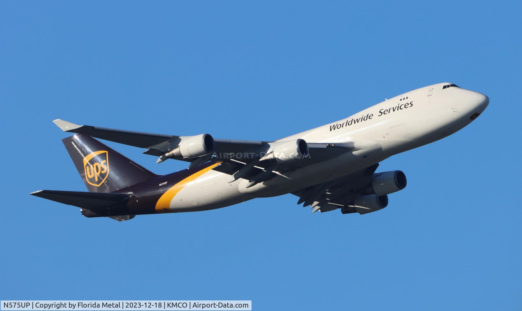 N575UP, 2008 Boeing 747-44AF C/N 35664, UPS 747-400F zx MCO-SDF