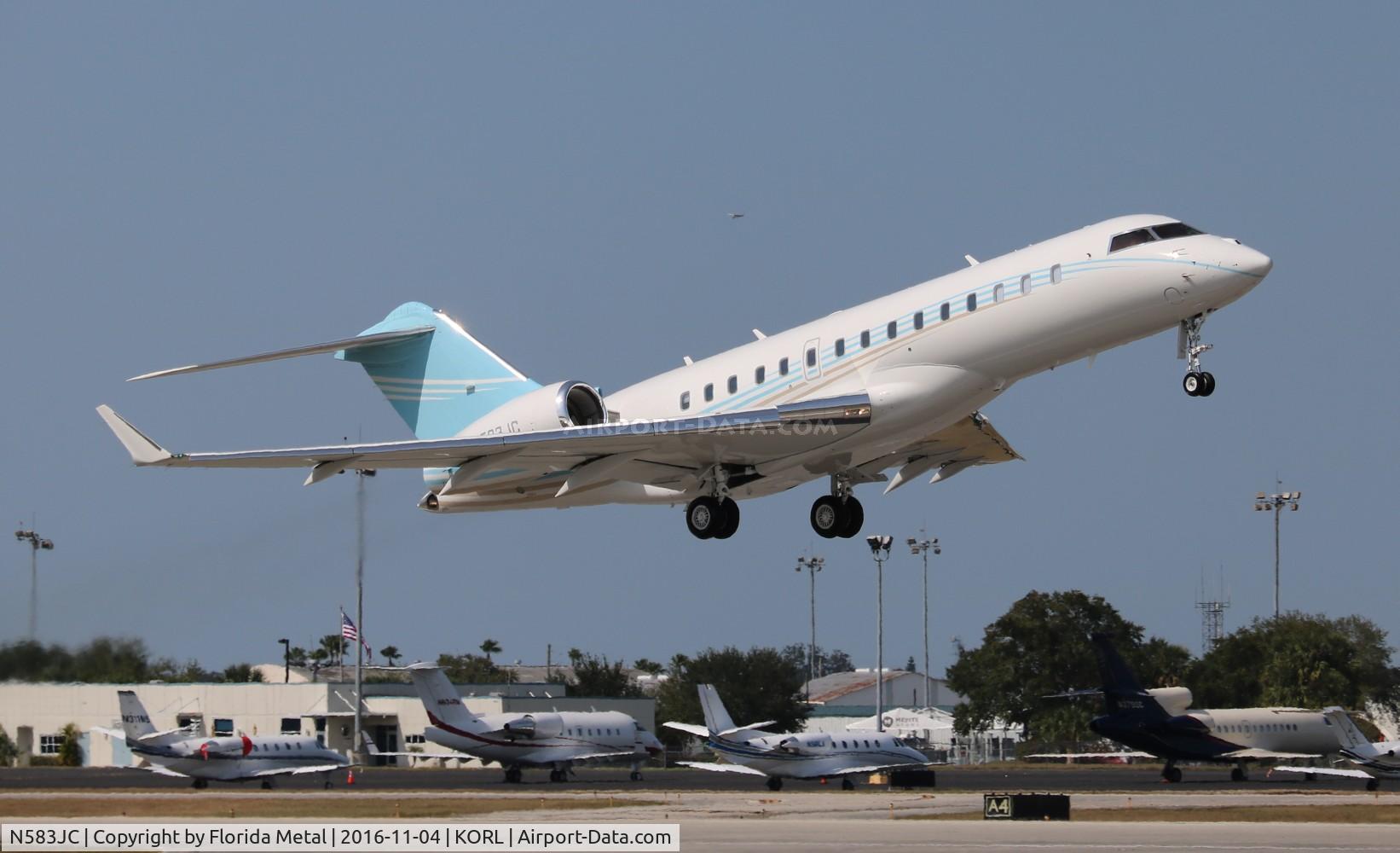 N583JC, 2013 Bombardier BD-700-1A10 Global 6000 C/N 9583, Global 6000 zx