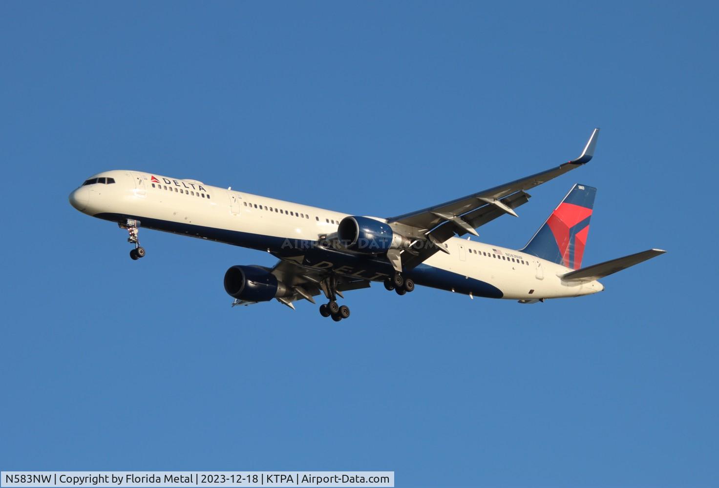 N583NW, 2002 Boeing 757-351 C/N 32983, DAL 753 zx ATL-TPA