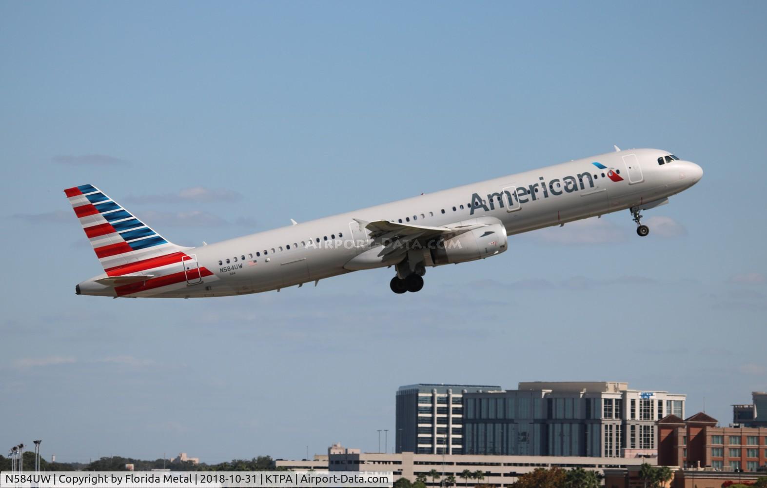 N584UW, 2014 Airbus A321-231 C/N 6194, AAL A321 zx TPA-ORD