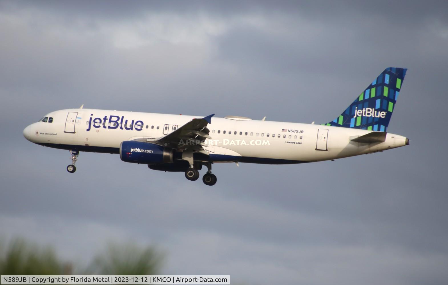 N589JB, 2004 Airbus A320-232 C/N 2215, JBU A320 zx BUF-MCO