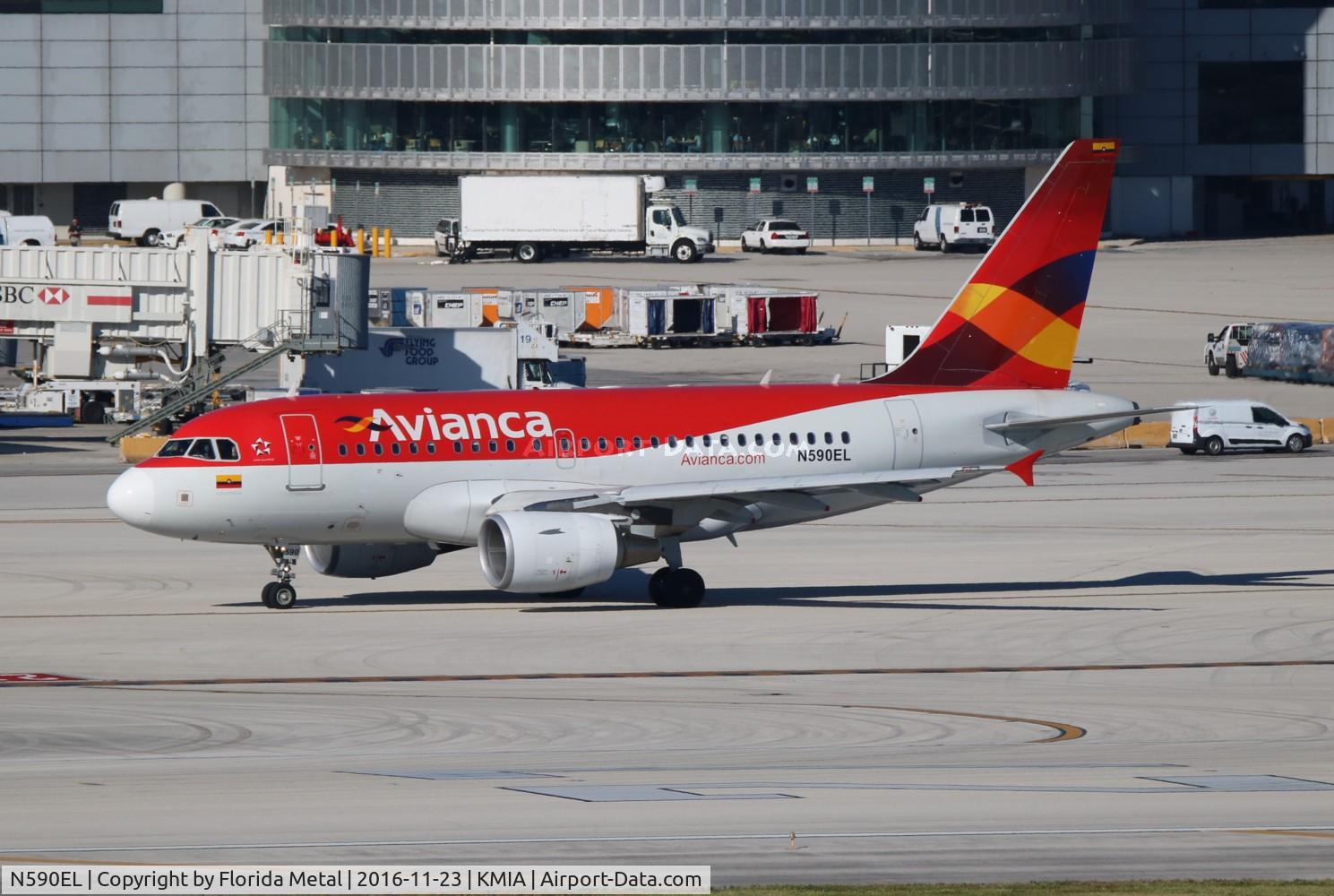 N590EL, 2004 Airbus A318-111 C/N 2328, AVA A318 zx