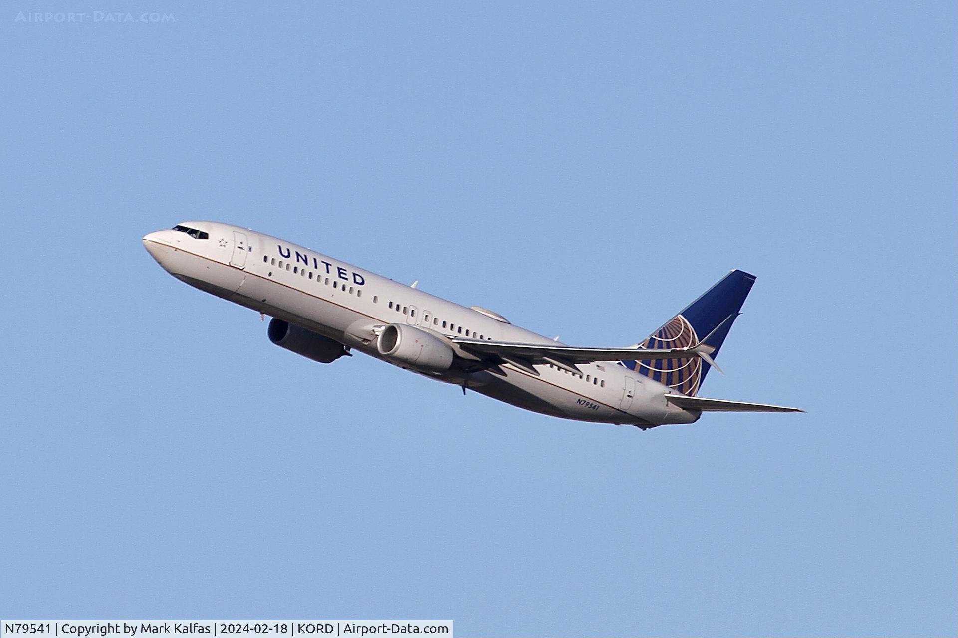 N79541, 2017 Boeing 737-824 C/N 63725, B738 United Airlines BOEING 737-824 N79541 UAL793 ORD-DFW