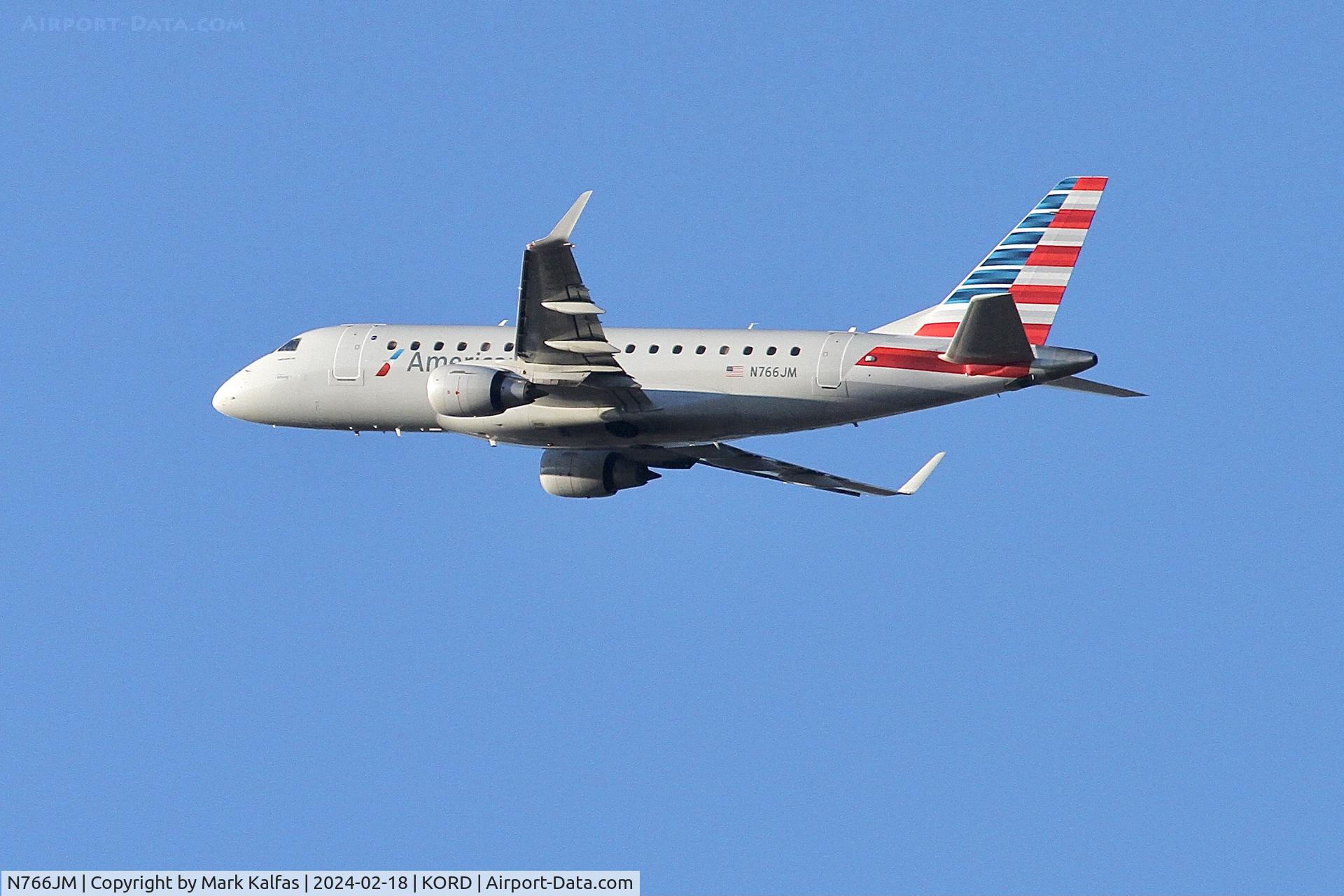 N766JM, 2010 Embraer 170STD (ERJ-170-100STD) C/N 1700305, E170 Envoy/ American Eagle EMBRAER ERJ 170-100 STD N766JM ENY3442 ORD-RST