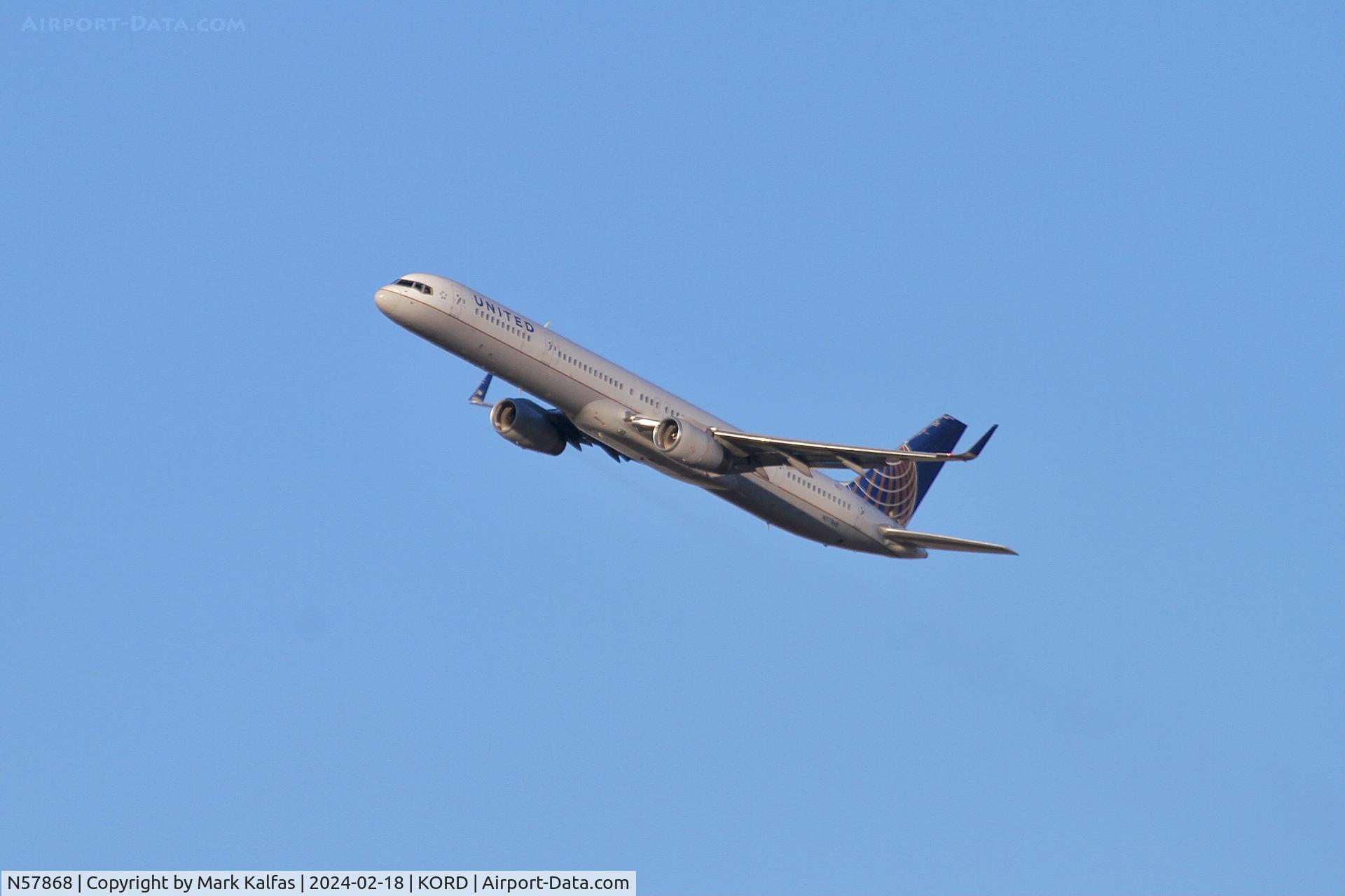 N57868, 2002 Boeing 757-33N C/N 32590, B753 United Airlines Boeing 757-324,N57868 UAL323 ORD-DEN
