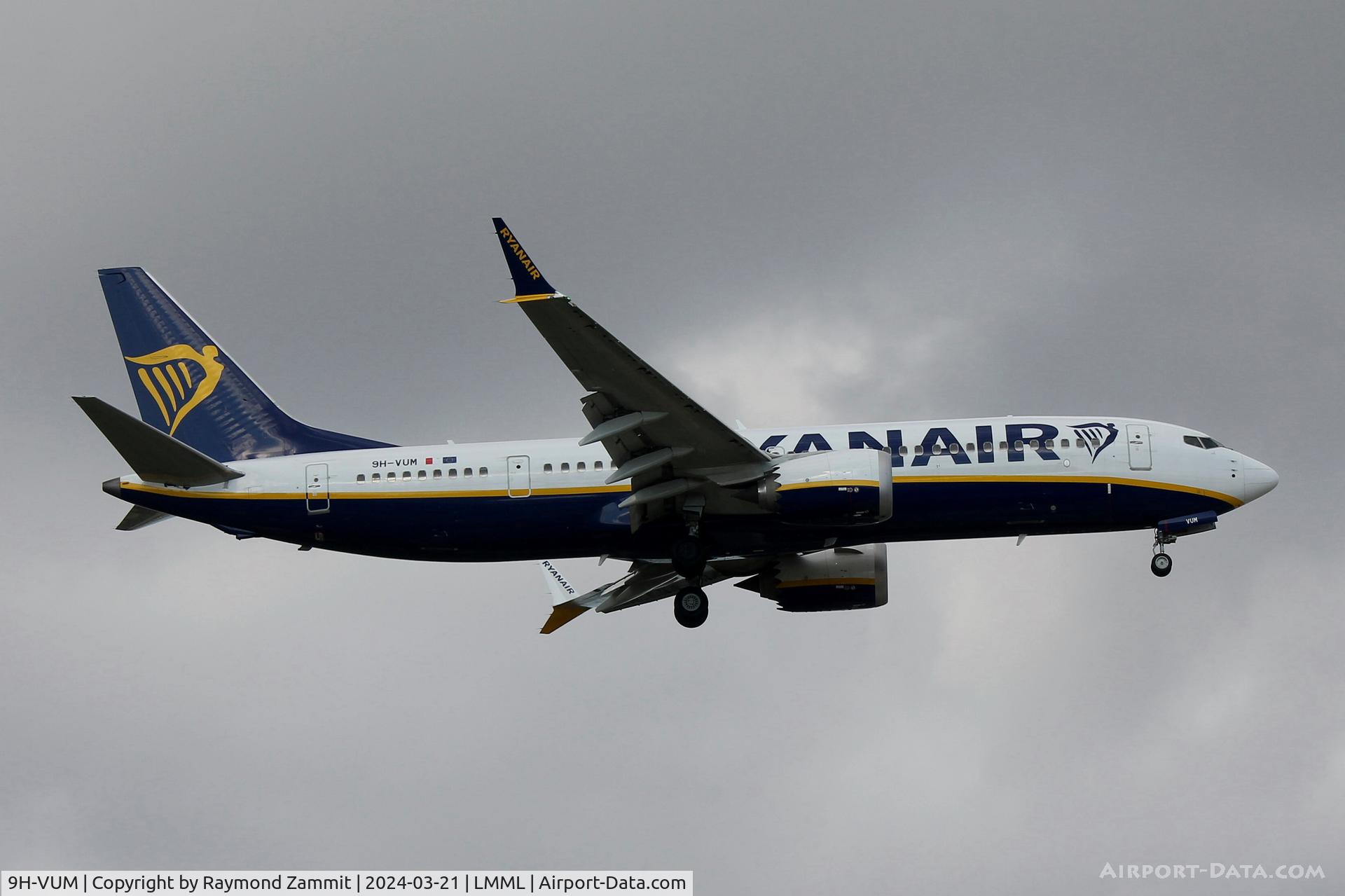 9H-VUM, 2021 Boeing 737-8 MAX C/N 65084, B737-8 MAX 9H-VUM Malta Air