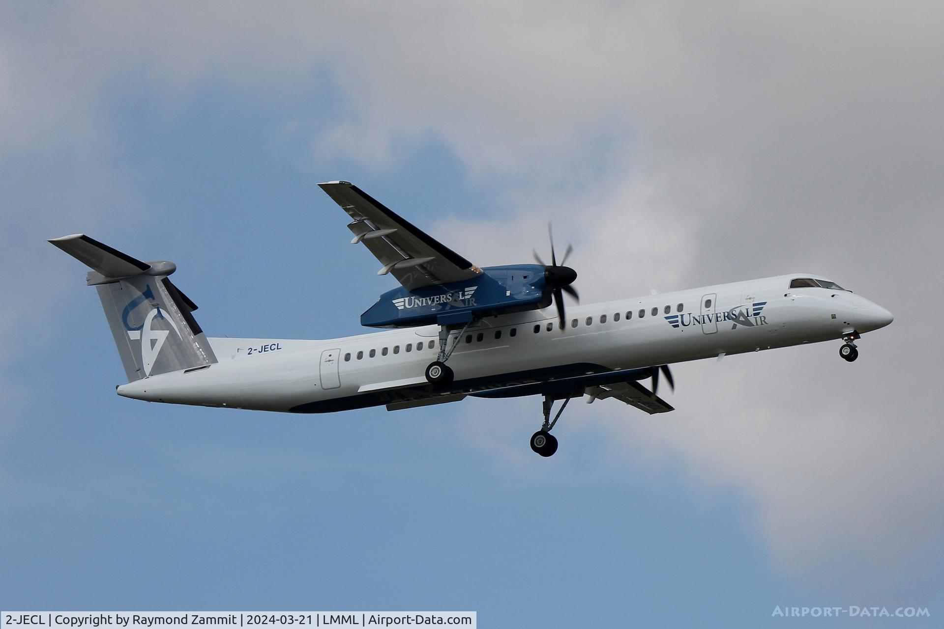 2-JECL, De Havilland Canada DHC-8-402Q Dash 8 Dash 8 C/N 4114, De Havilland Canada DHC-8 Dash 8 2-JECL Universal Air