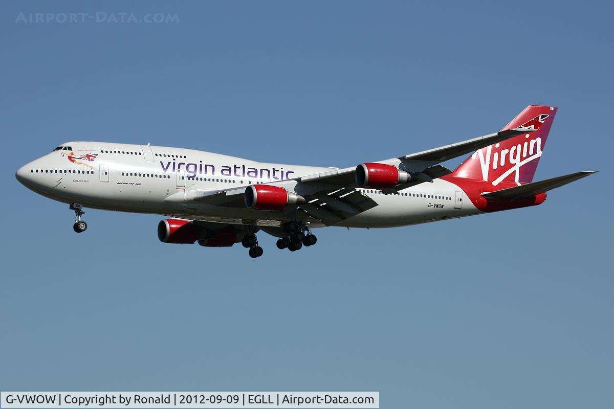 G-VWOW, 2001 Boeing 747-41R C/N 32745, at lhr