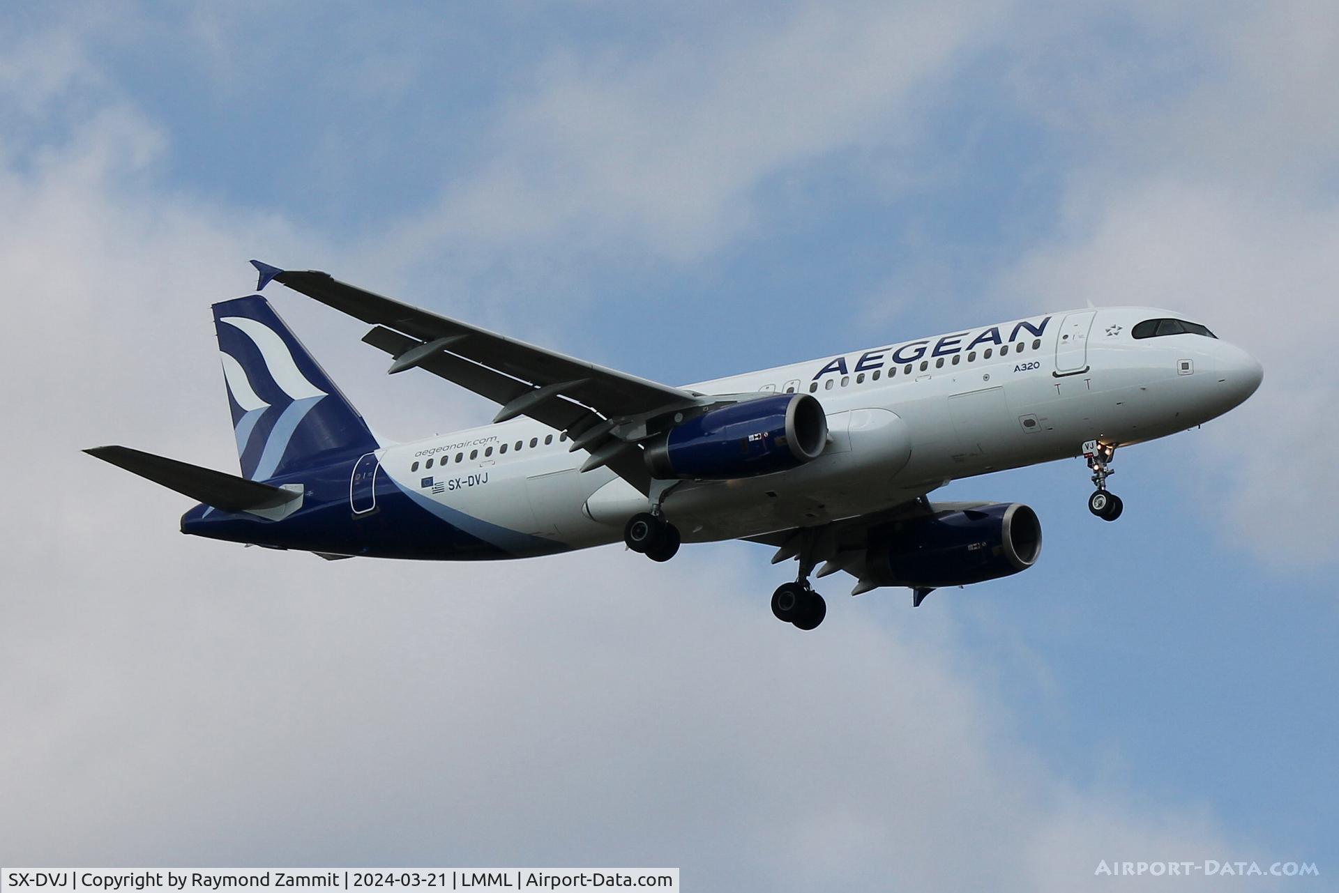 SX-DVJ, 2007 Airbus A320-232 C/N 3365, A320 SX-DVJ Aegean Airlines