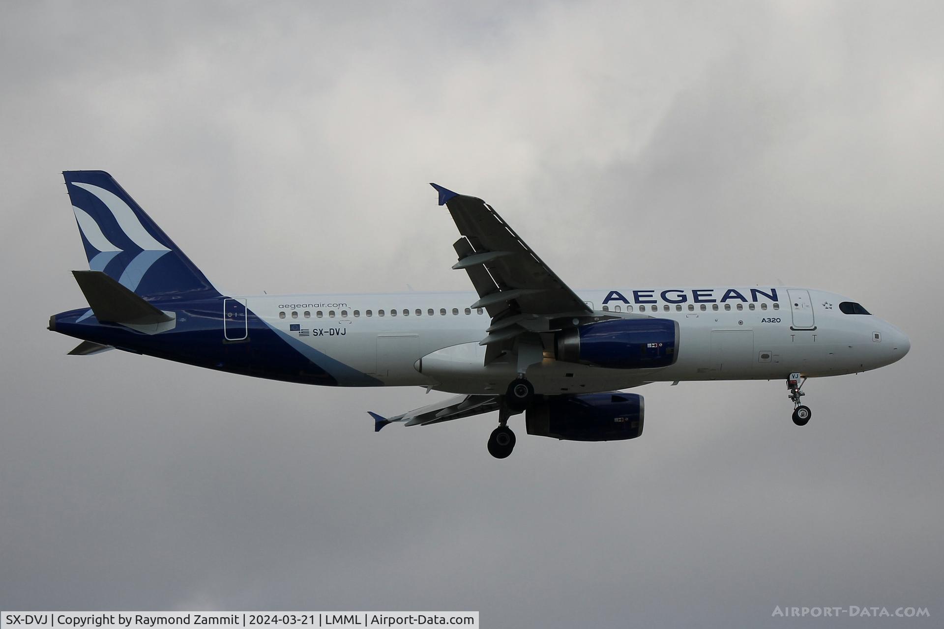 SX-DVJ, 2007 Airbus A320-232 C/N 3365, A320 SX-DVJ Aegean Airlines