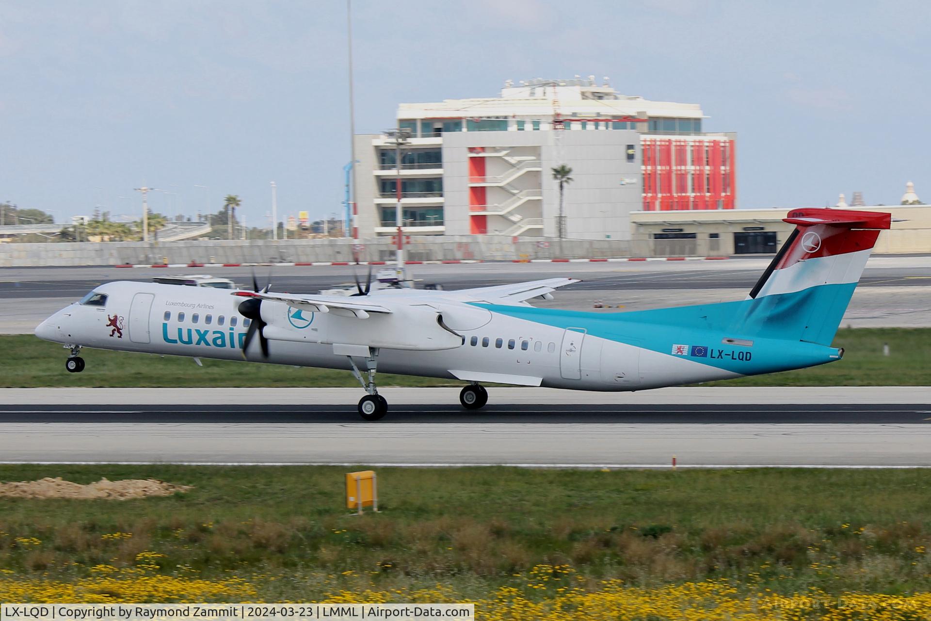 LX-LQD, 2016 De Havilland Canada DHC-8-402Q Dash 8 Dash 8 C/N 4525, De Havilland Canada DHC-8 LX-LQD Luxair